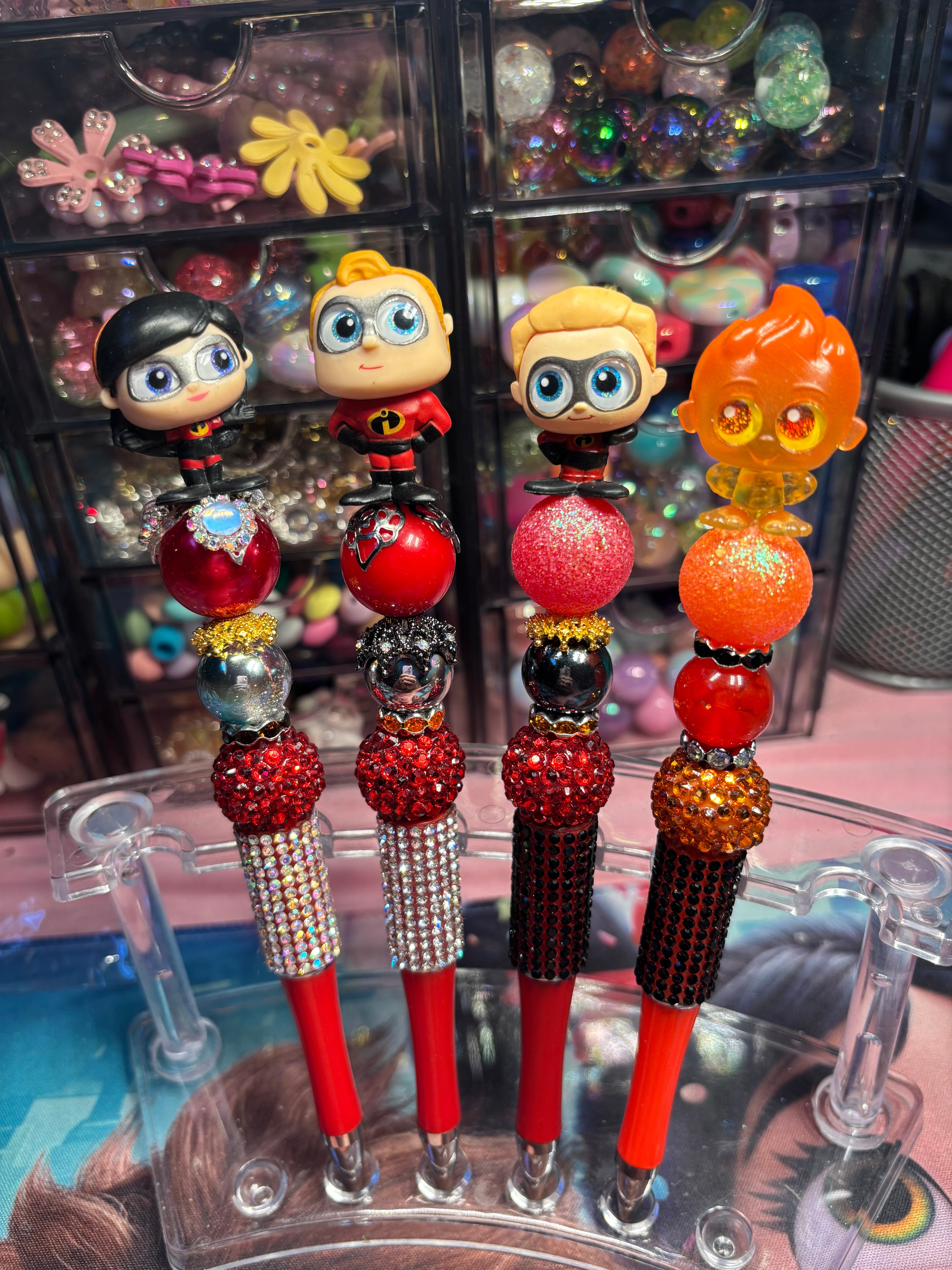Incredibles Inspired Beaded Pen