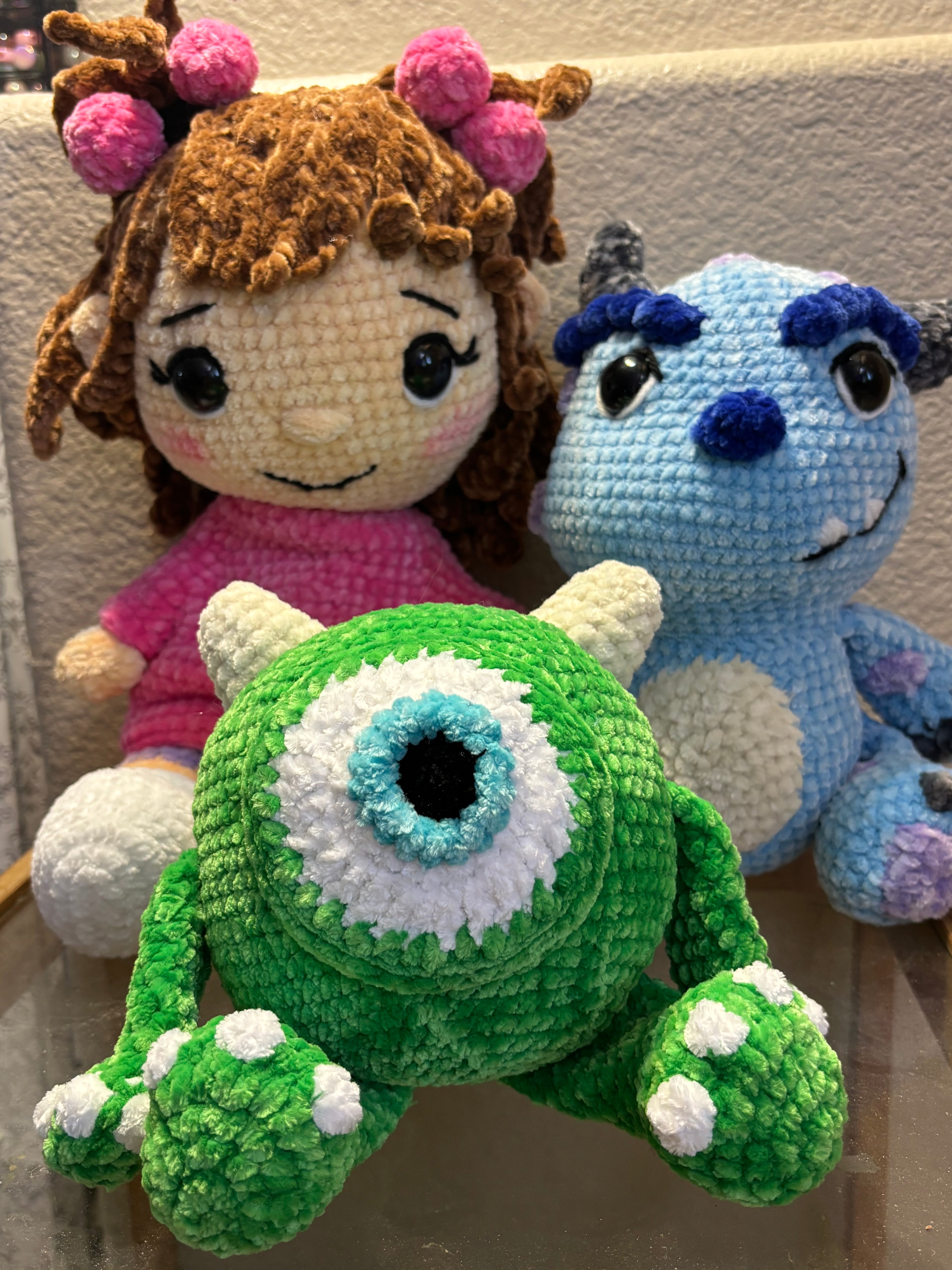 Monsters Inc Crochet Plush – Handmade Amigurumi | Choose Your Character