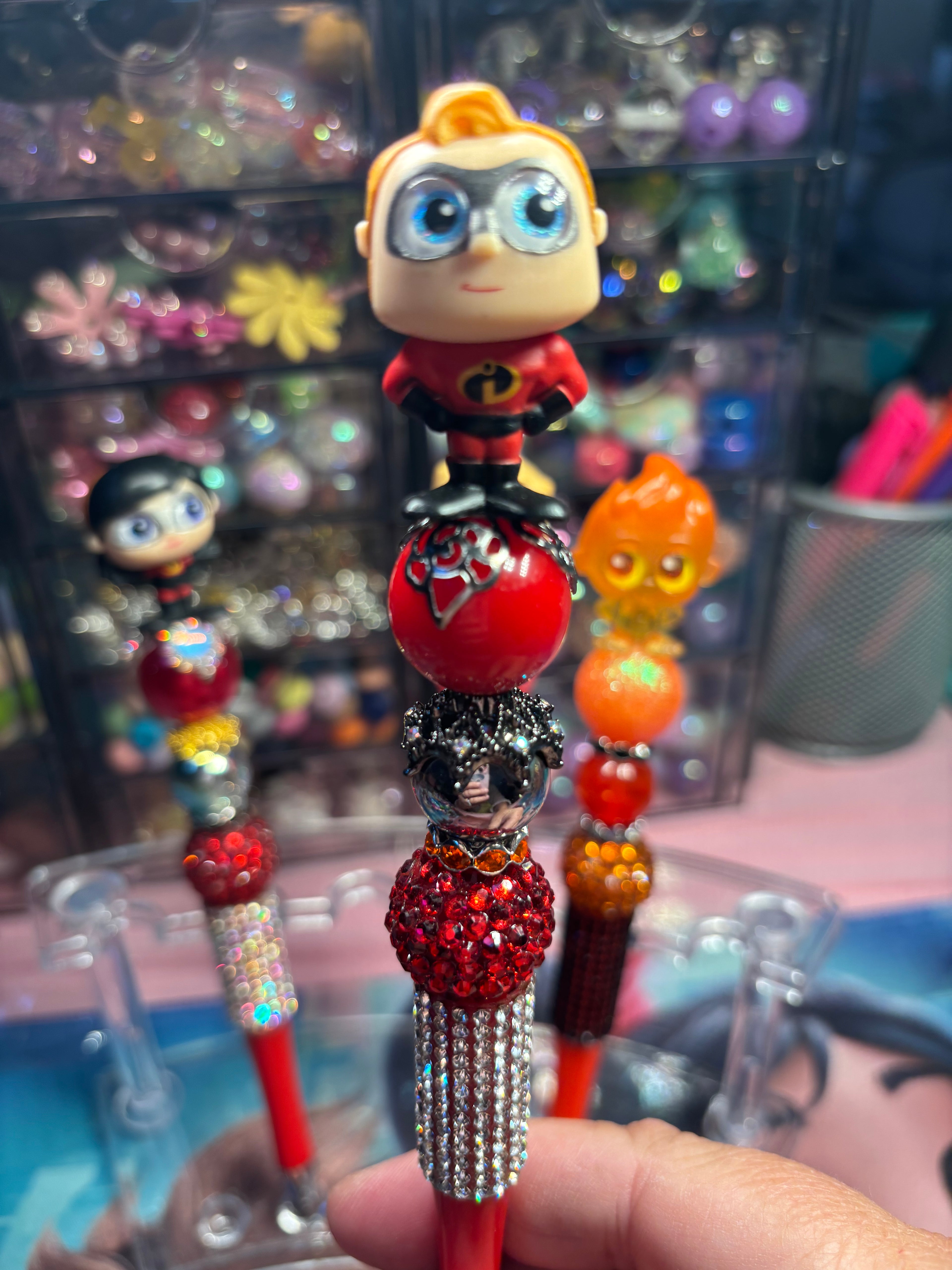 Incredibles Inspired Beaded Pen