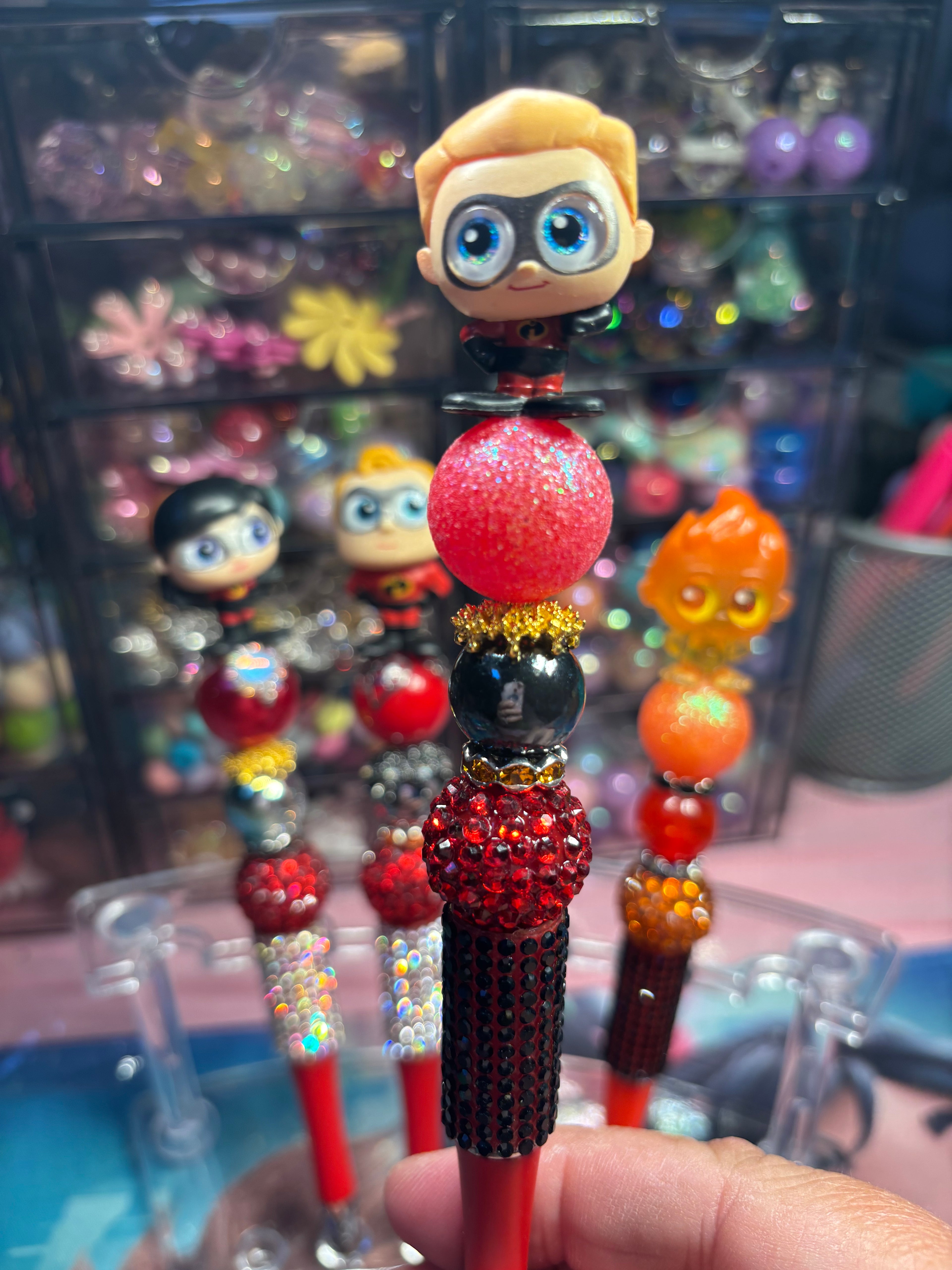 Incredibles Inspired Beaded Pen