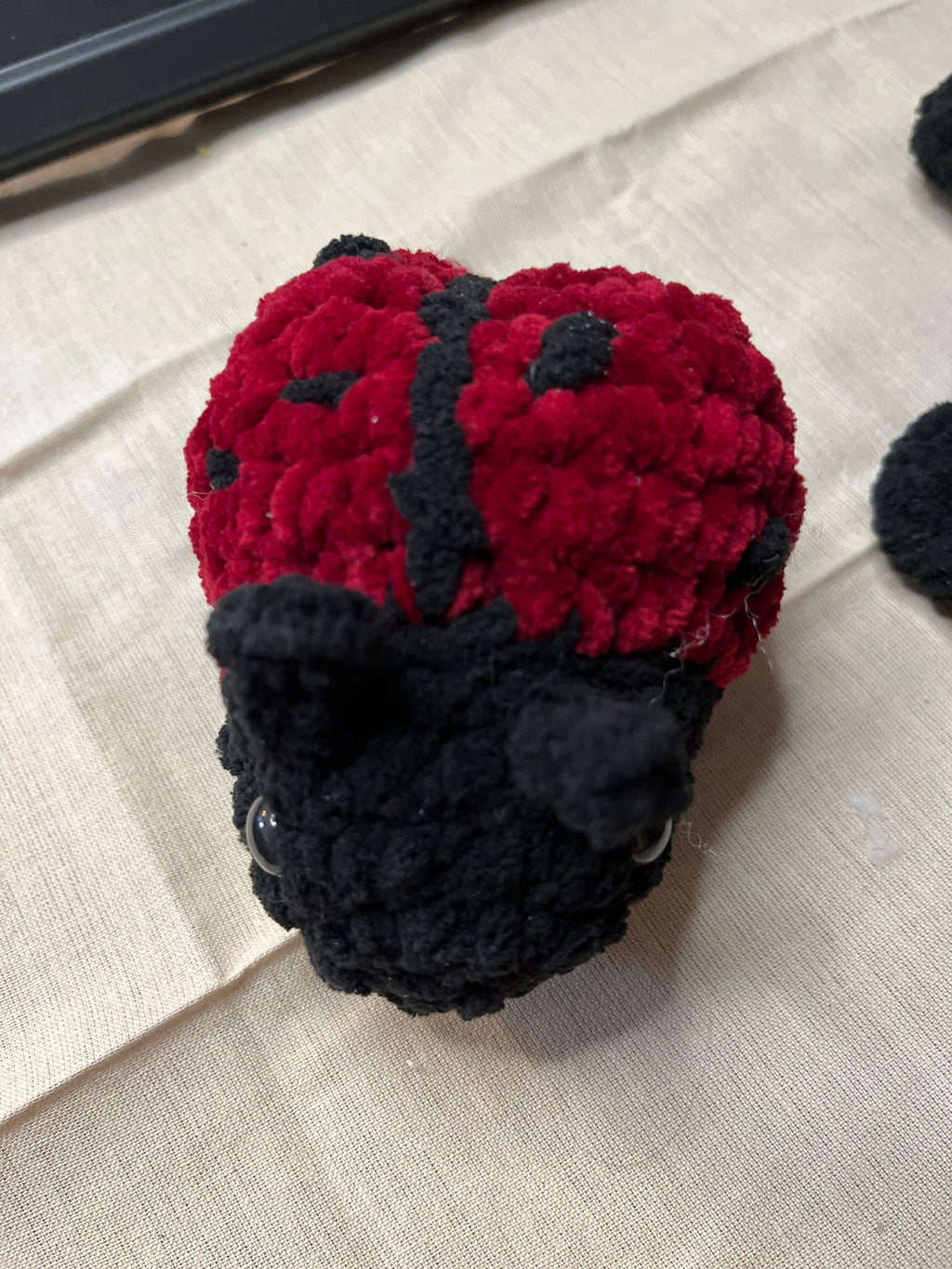 Mama lady bug and baby