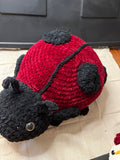 Mama lady bug and baby