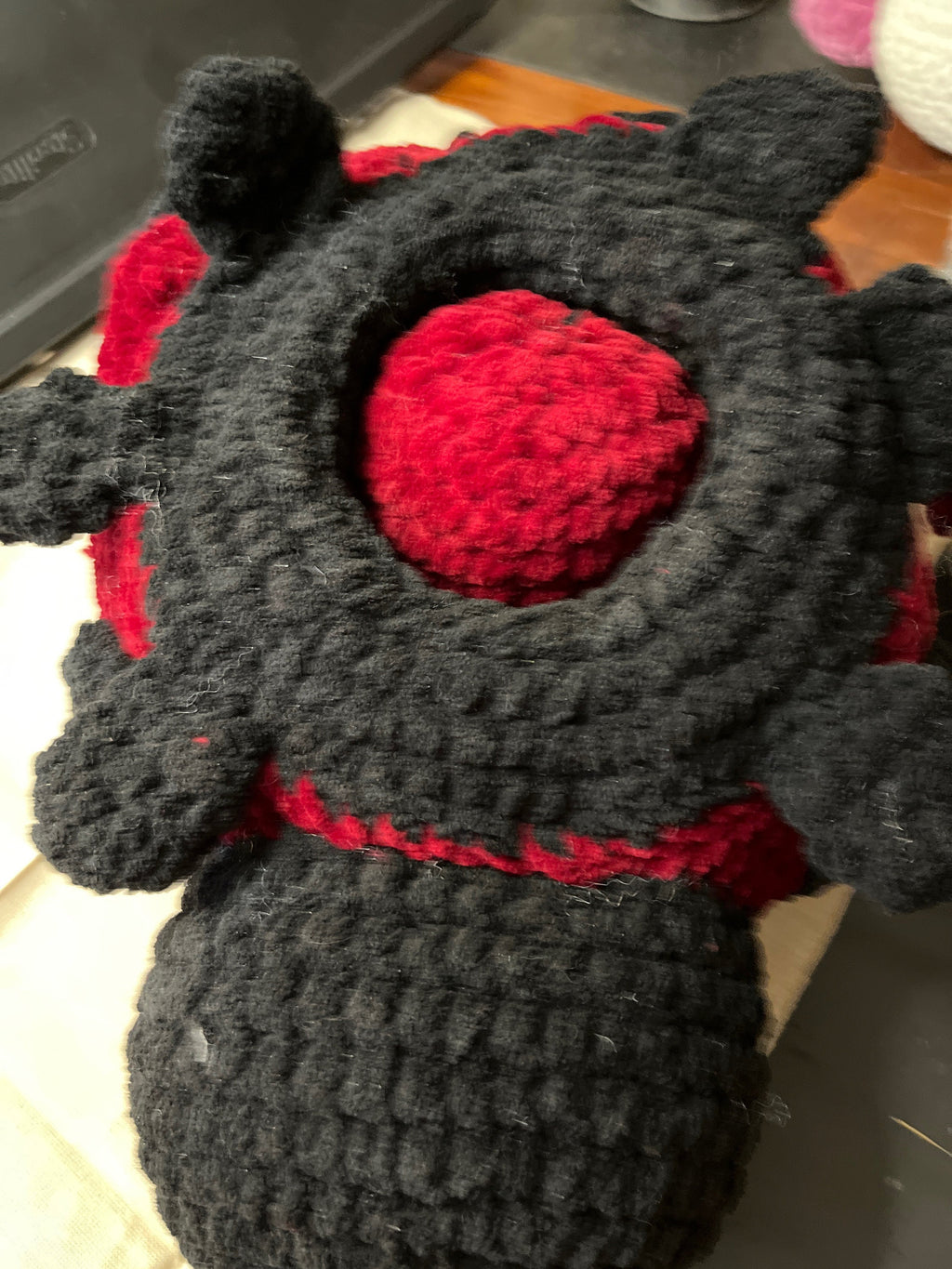 Mama lady bug and baby