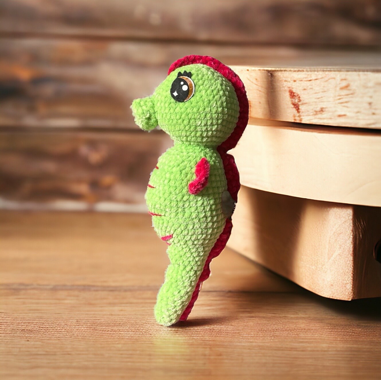 Crochet seahorse Plushie Amigurumi