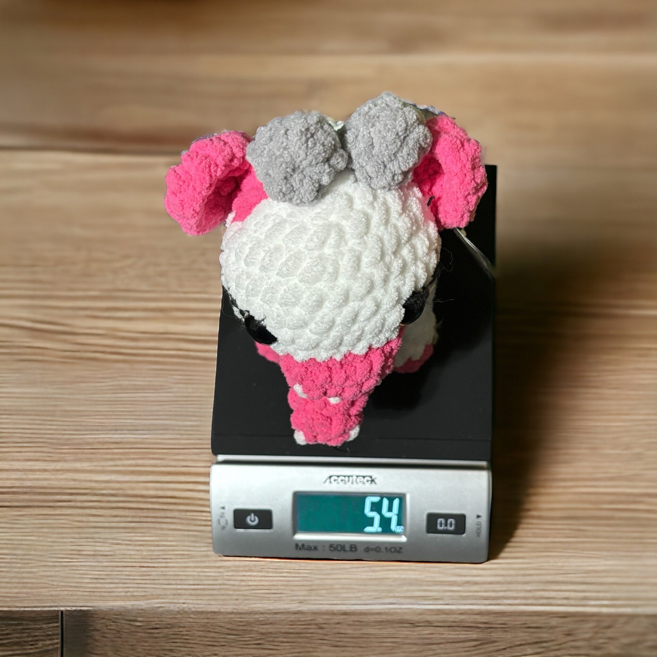 Crochet Doll Strawberry Cow Plushie Amigurumi