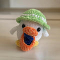 Amigurimi crochet pelican / Crab combo