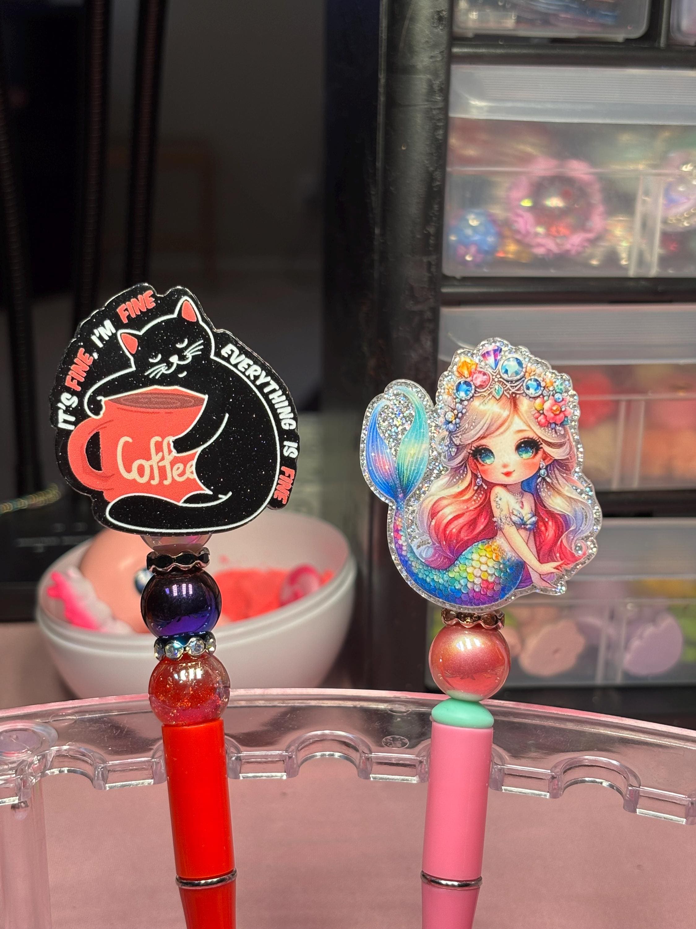 Character Acrylic Pens: Extra Black Ink Refill
