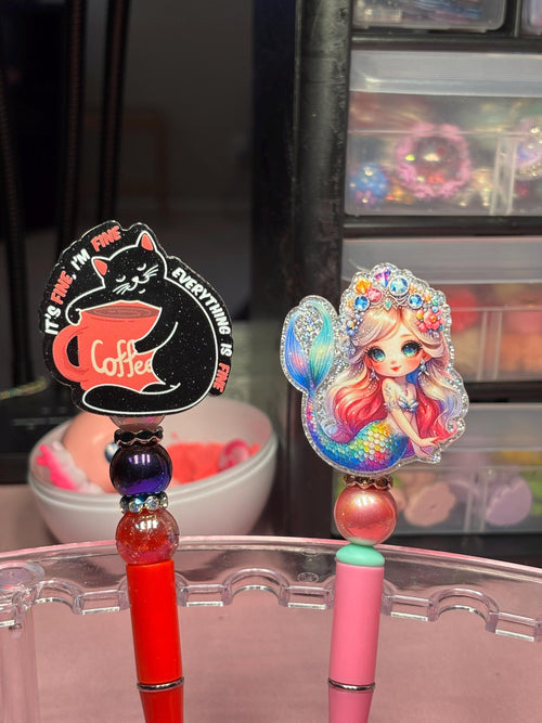 Character Acrylic Pens: Extra Black Ink Refill