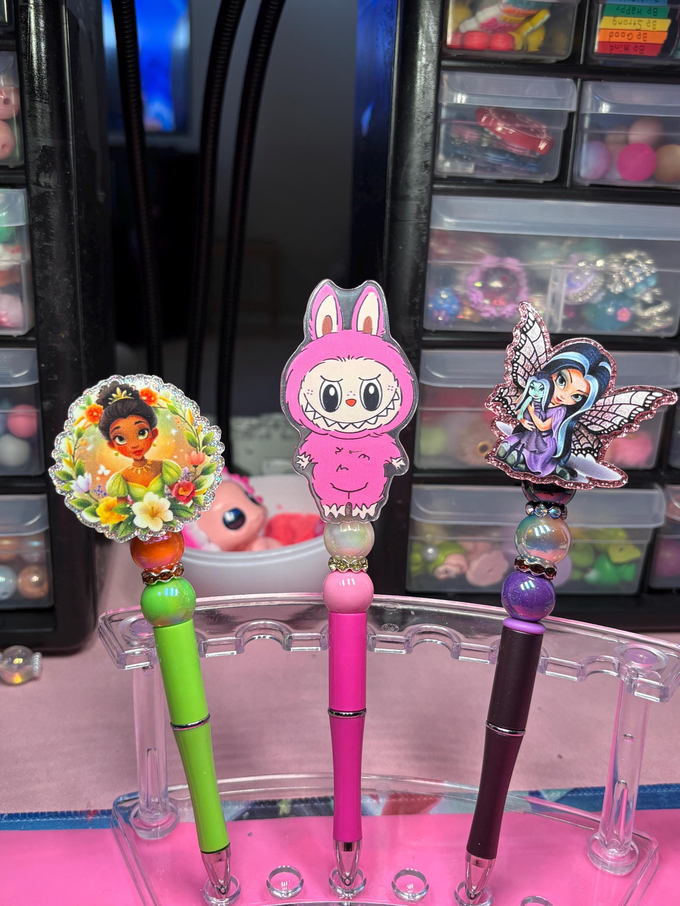 Character Acrylic Pens: Extra Black Ink Refill