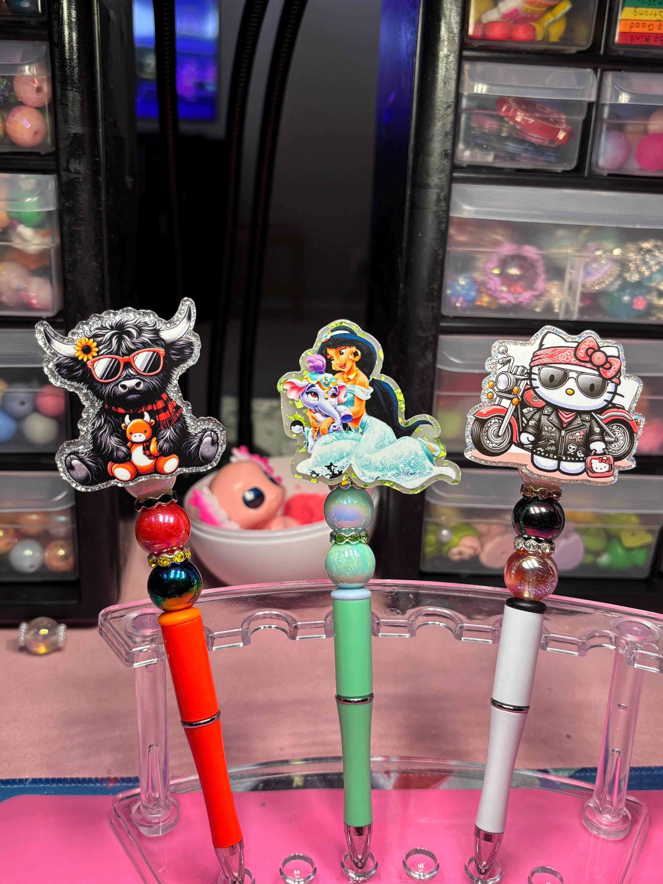Character Acrylic Pens: Extra Black Ink Refill