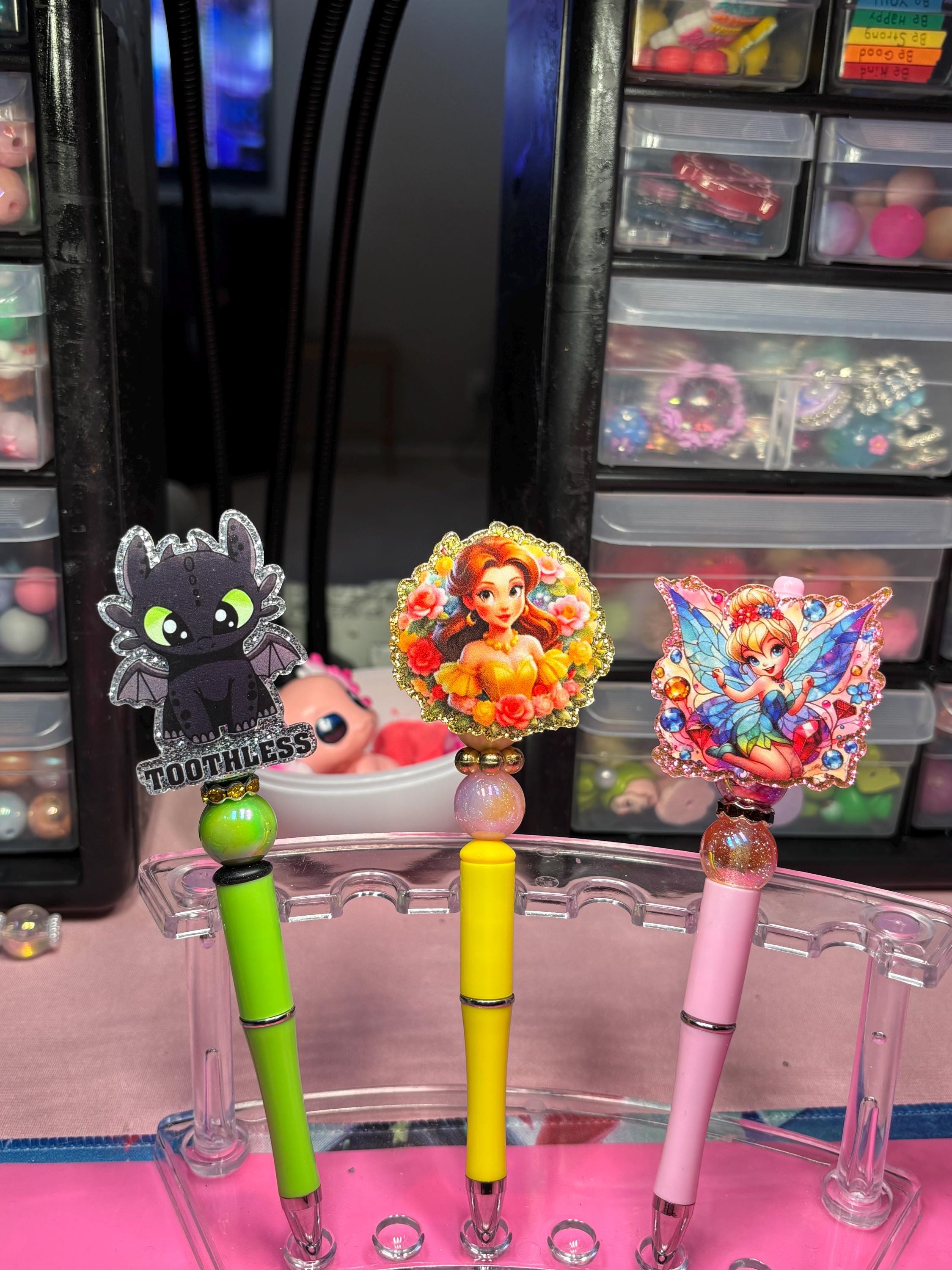 Character Acrylic Pens: Extra Black Ink Refill
