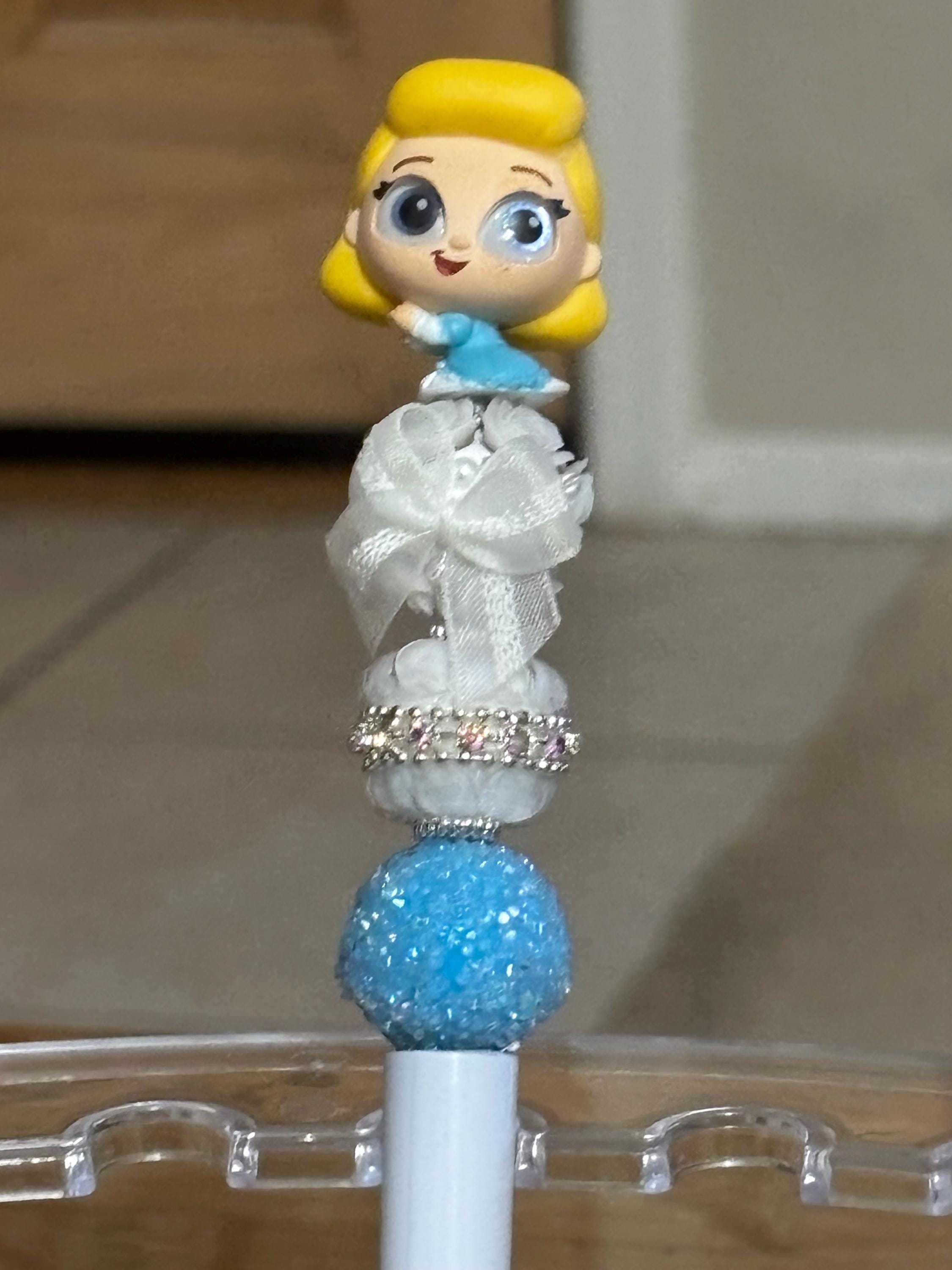 Cinderella Character Pen with Black Ink Refill