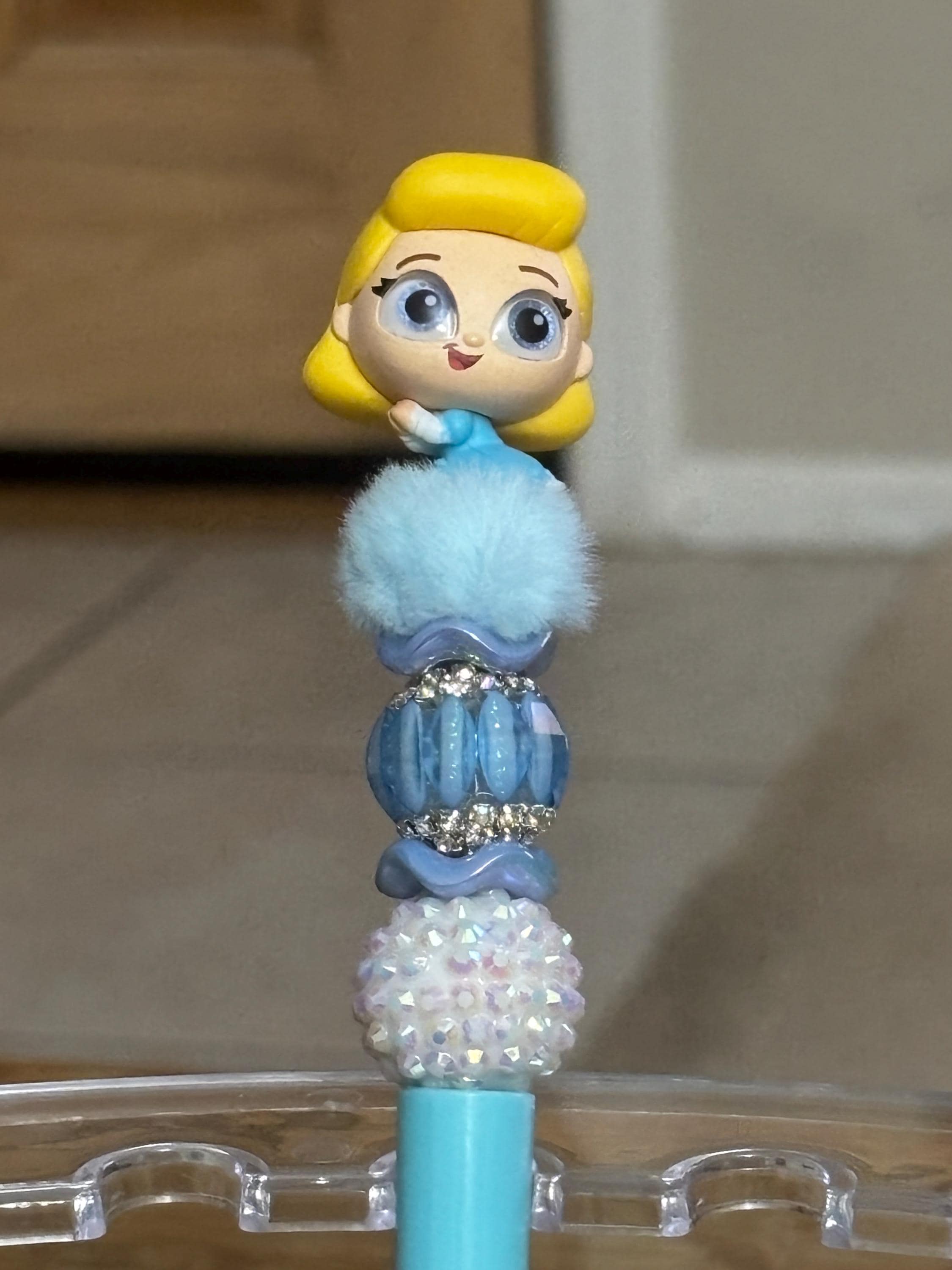 Cinderella Character Pen with Black Ink Refill