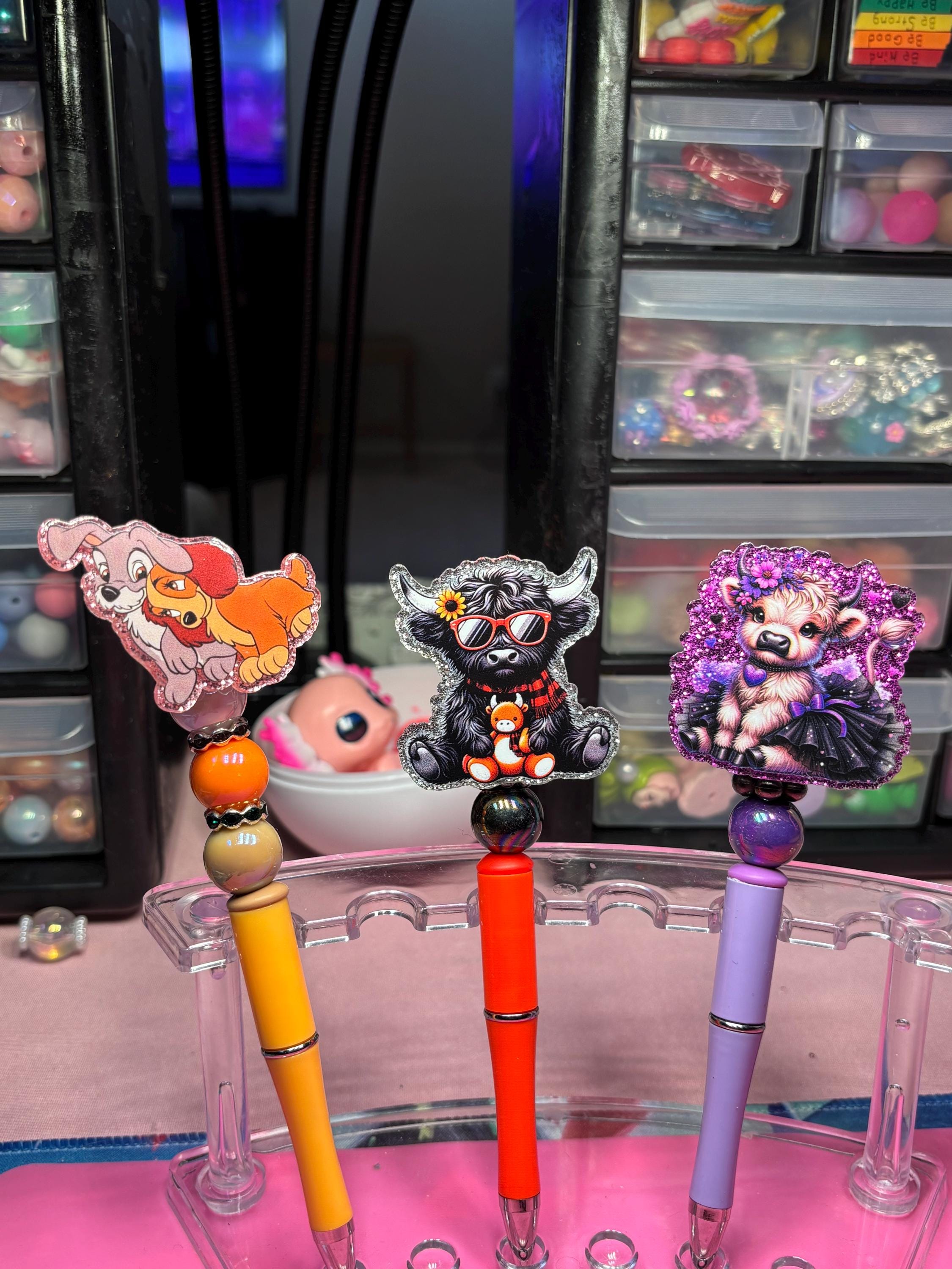Character Acrylic Pens: Extra Black Ink Refill