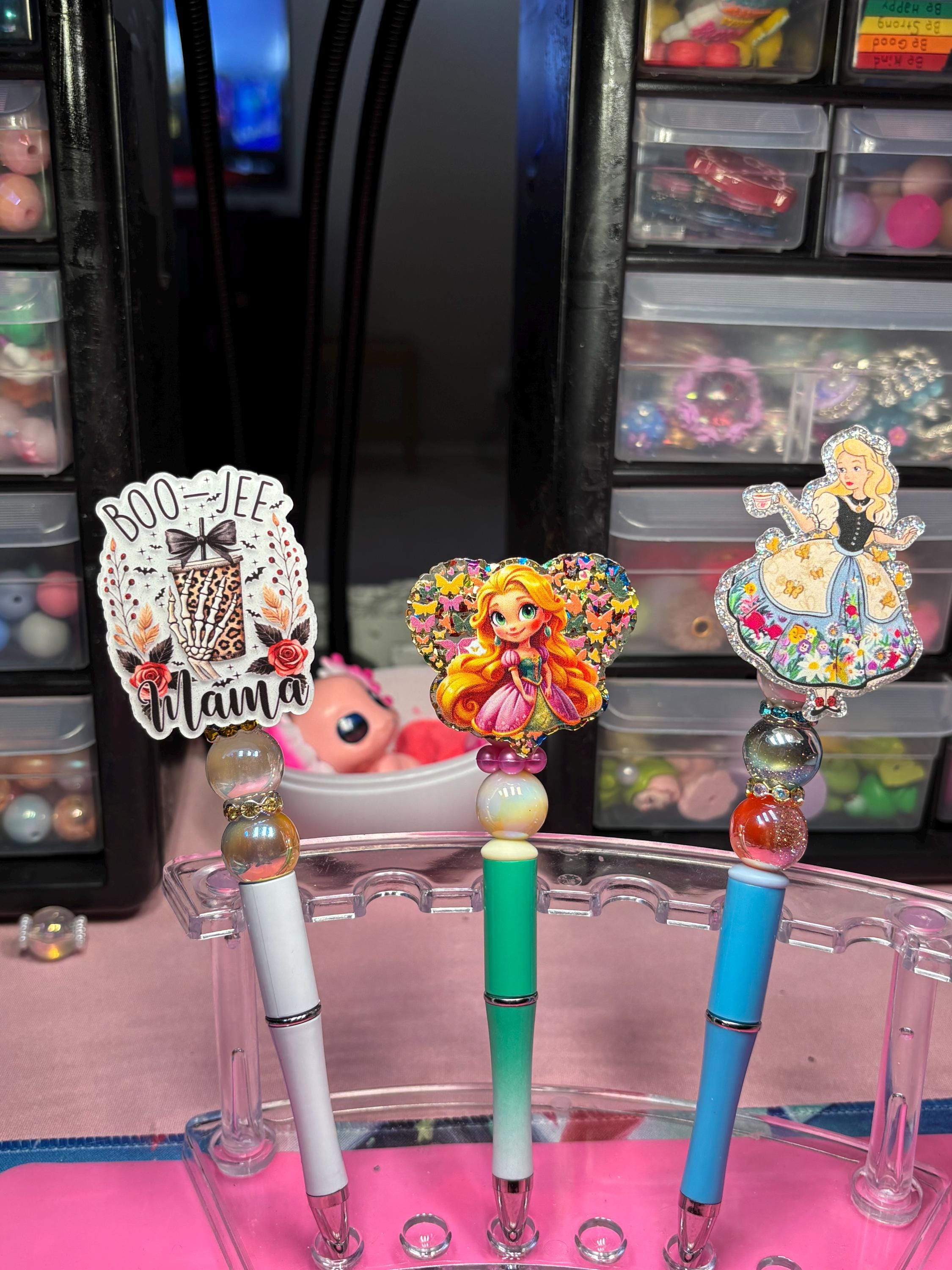 Character Acrylic Pens: Extra Black Ink Refill