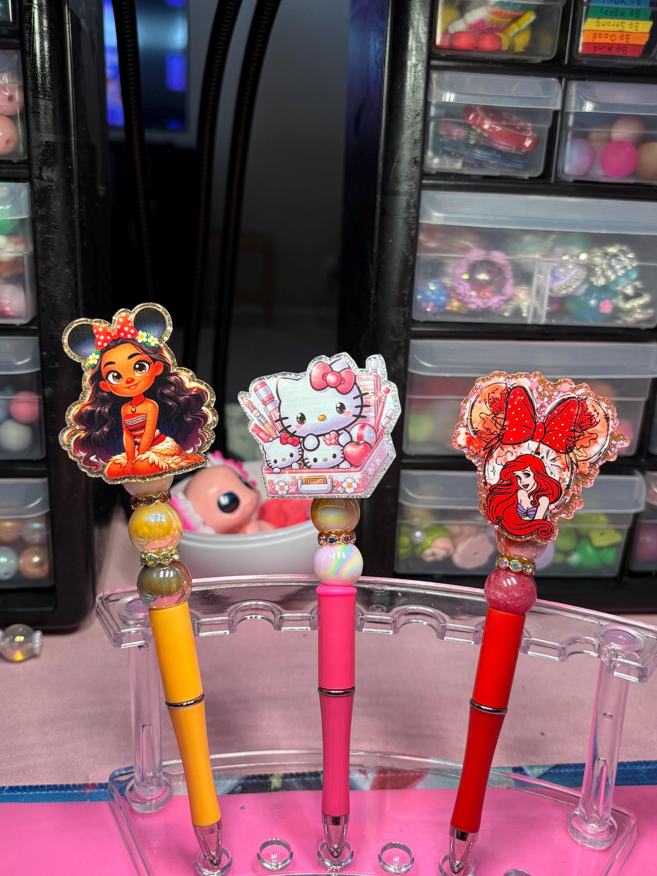 Character Acrylic Pens: Extra Black Ink Refill