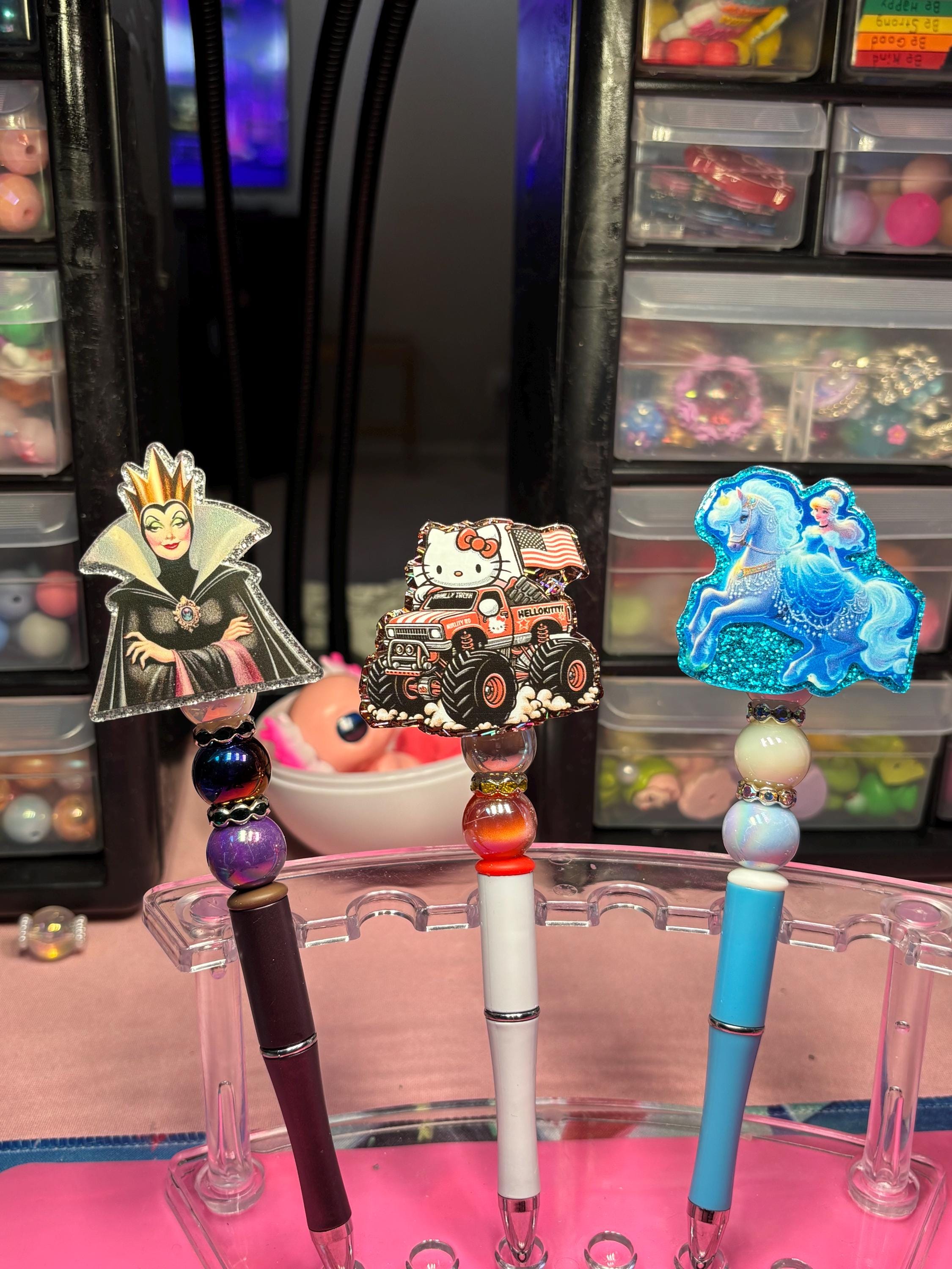 Character Acrylic Pens: Extra Black Ink Refill