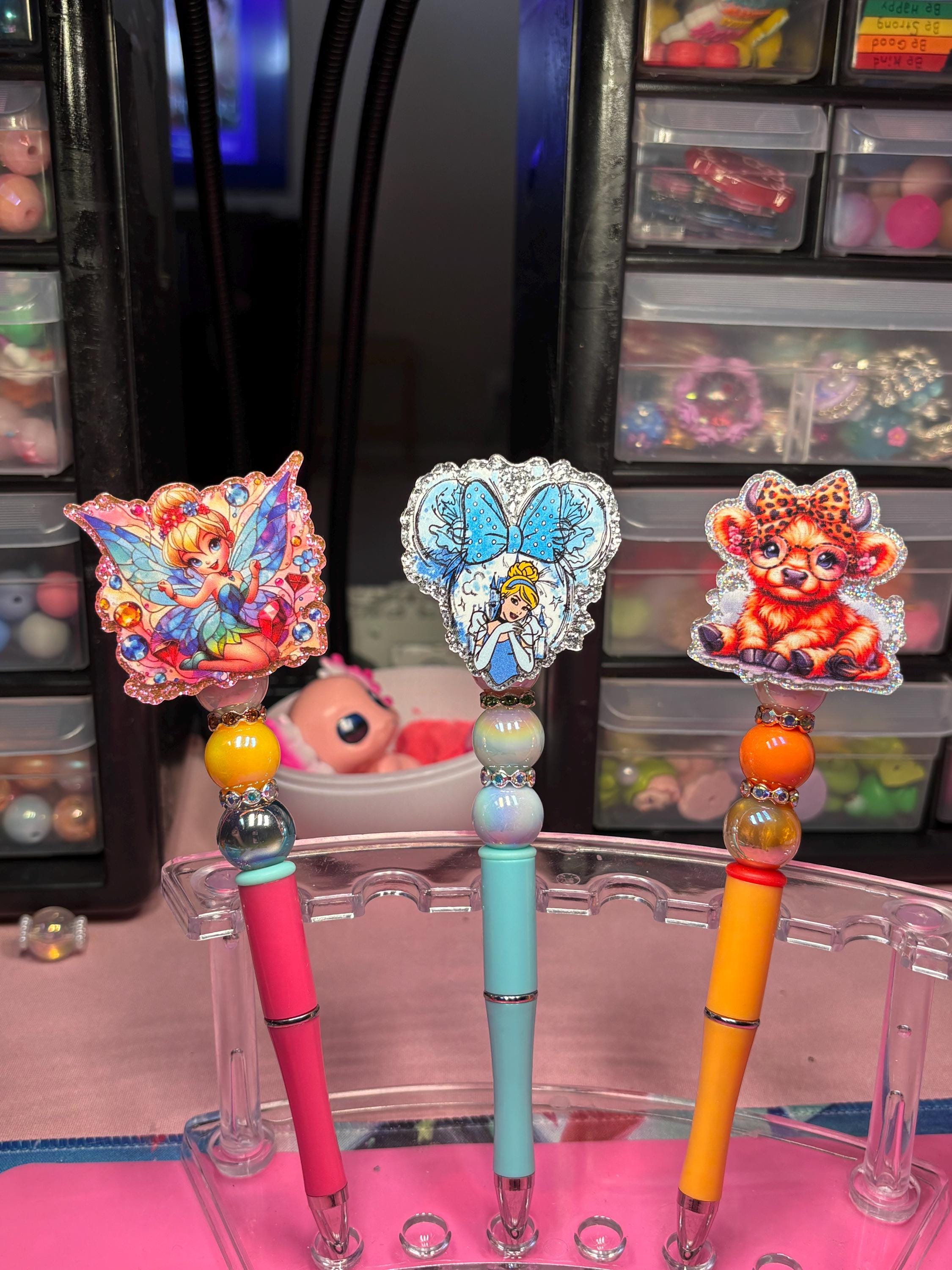 Character Acrylic Pens: Extra Black Ink Refill