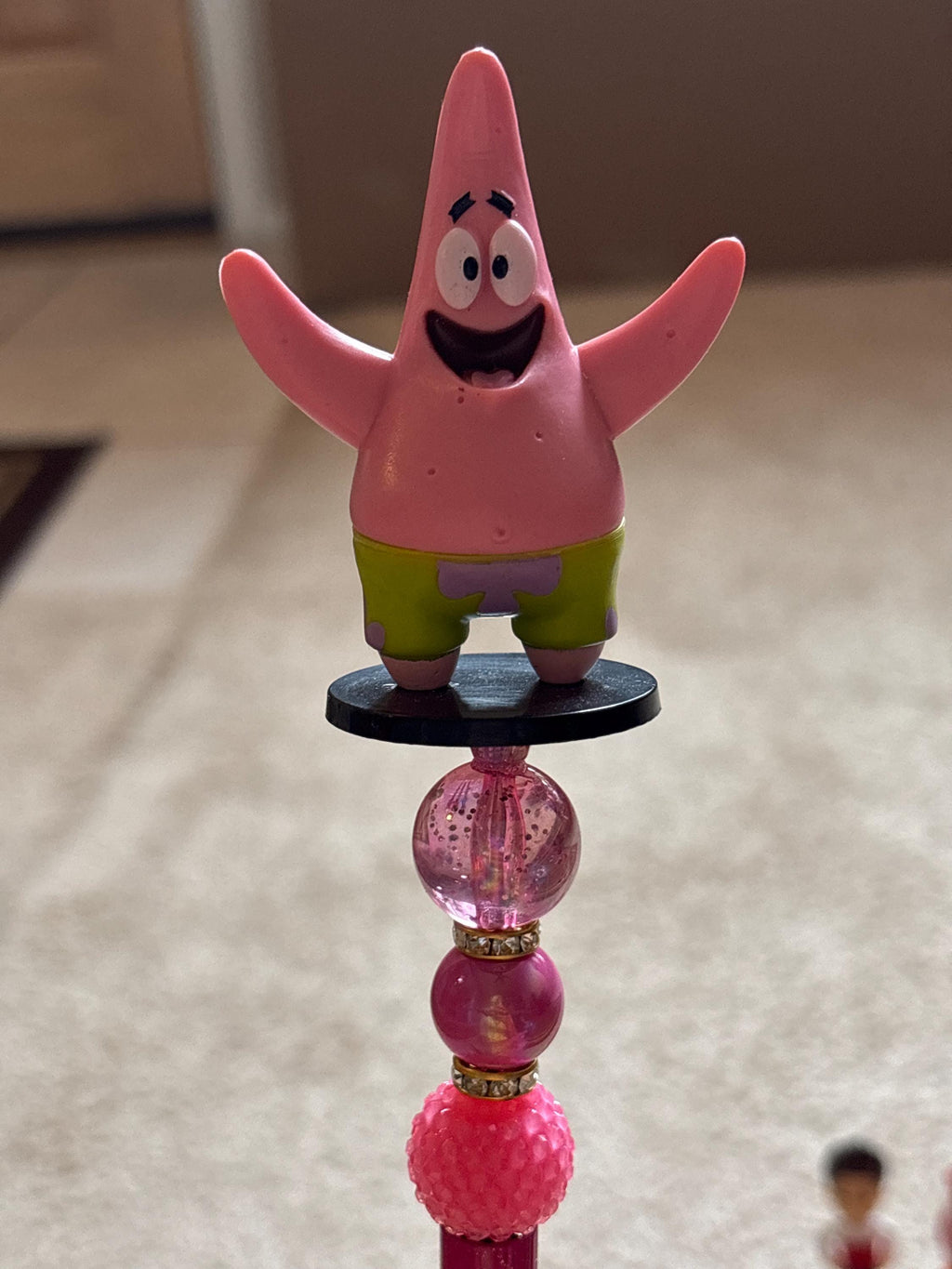 Nickelodeon Character Beaded Pens | SpongeBob, Peppa Pig & Ren & Stimpy | Handmade Novelty Pen with Ink Refill