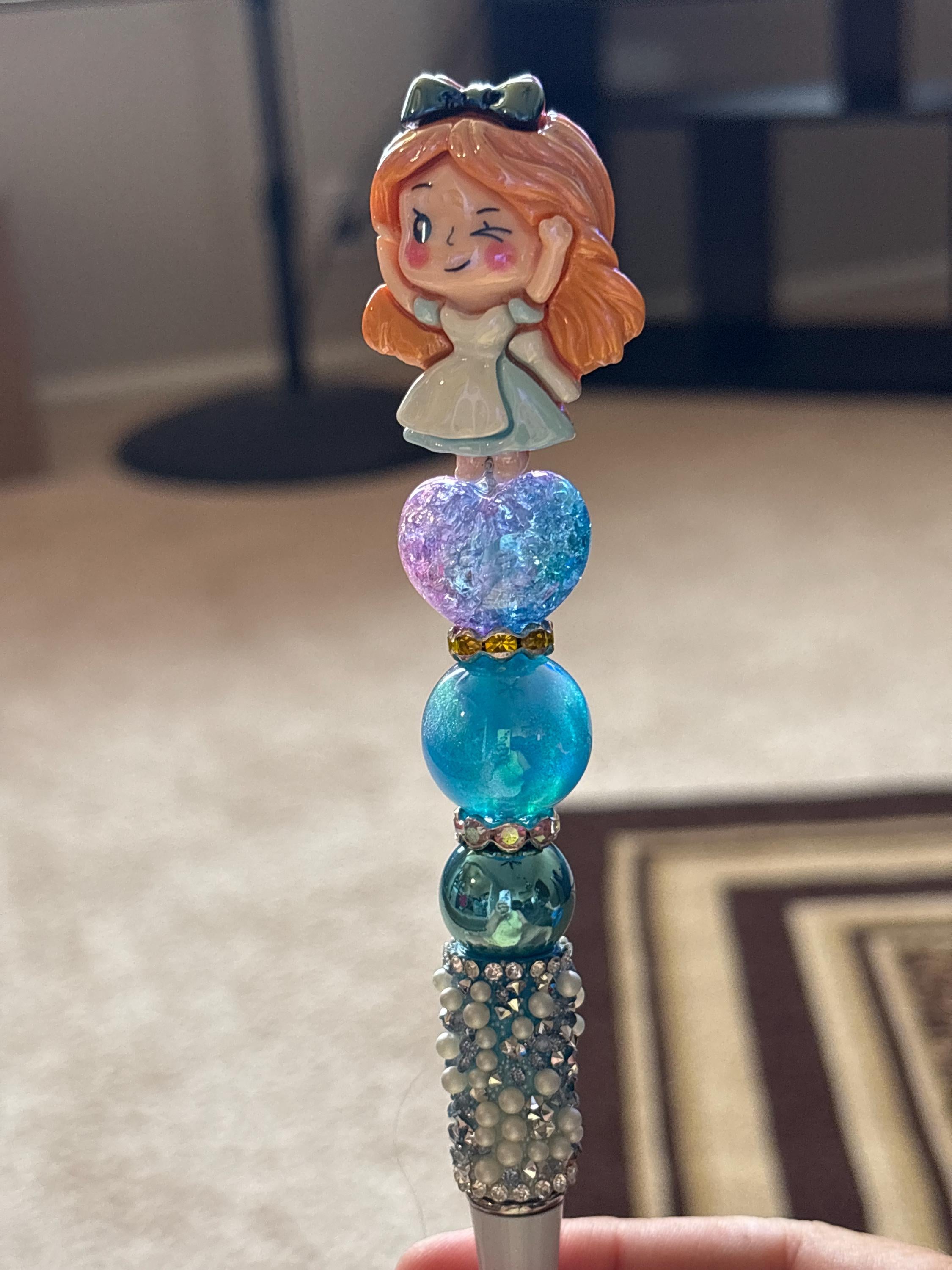 Character Princess Pen: Extra Black Ink Refill