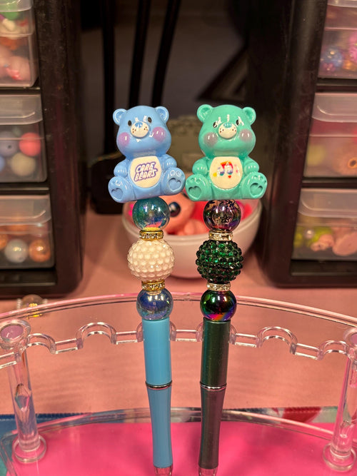 Care Bear Pens: Collectible Character Pens with Black Ink Refill