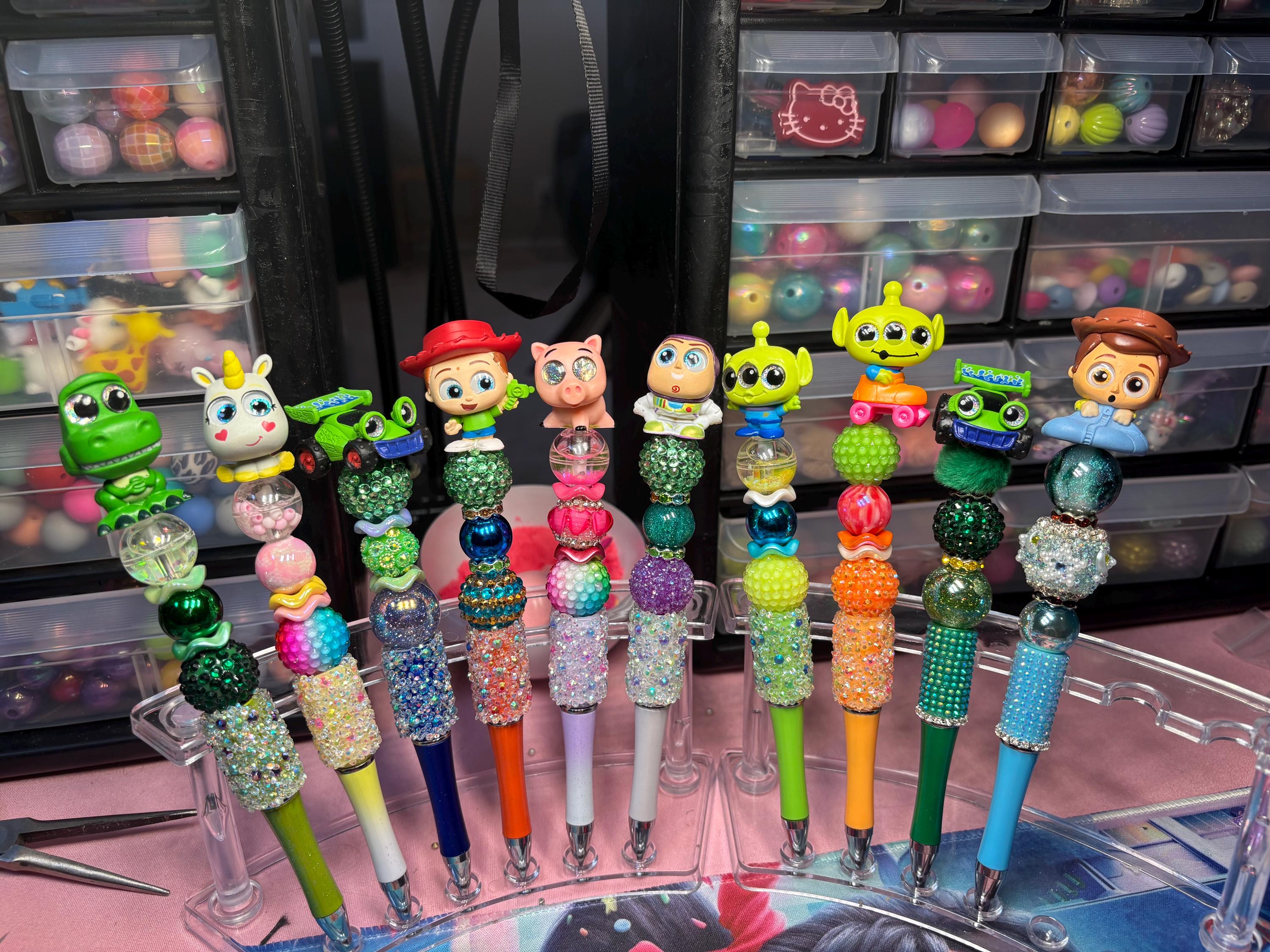 Toy Story Character Pens: Black Ink Refill Included