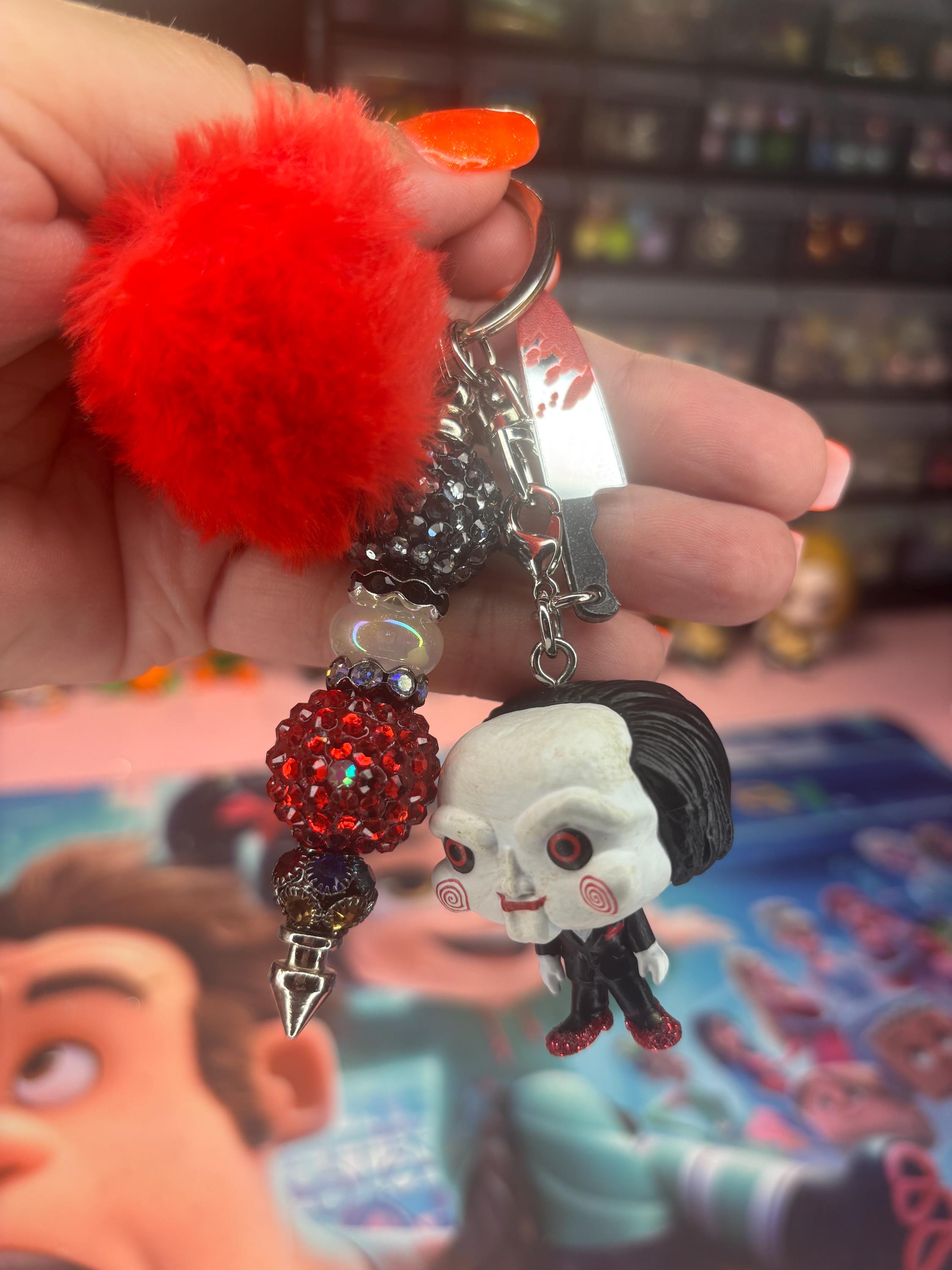 Spooky Character Key Chain • Sanderson Sisters & Billy the Puppet • Horror Gift / Fan Accessory