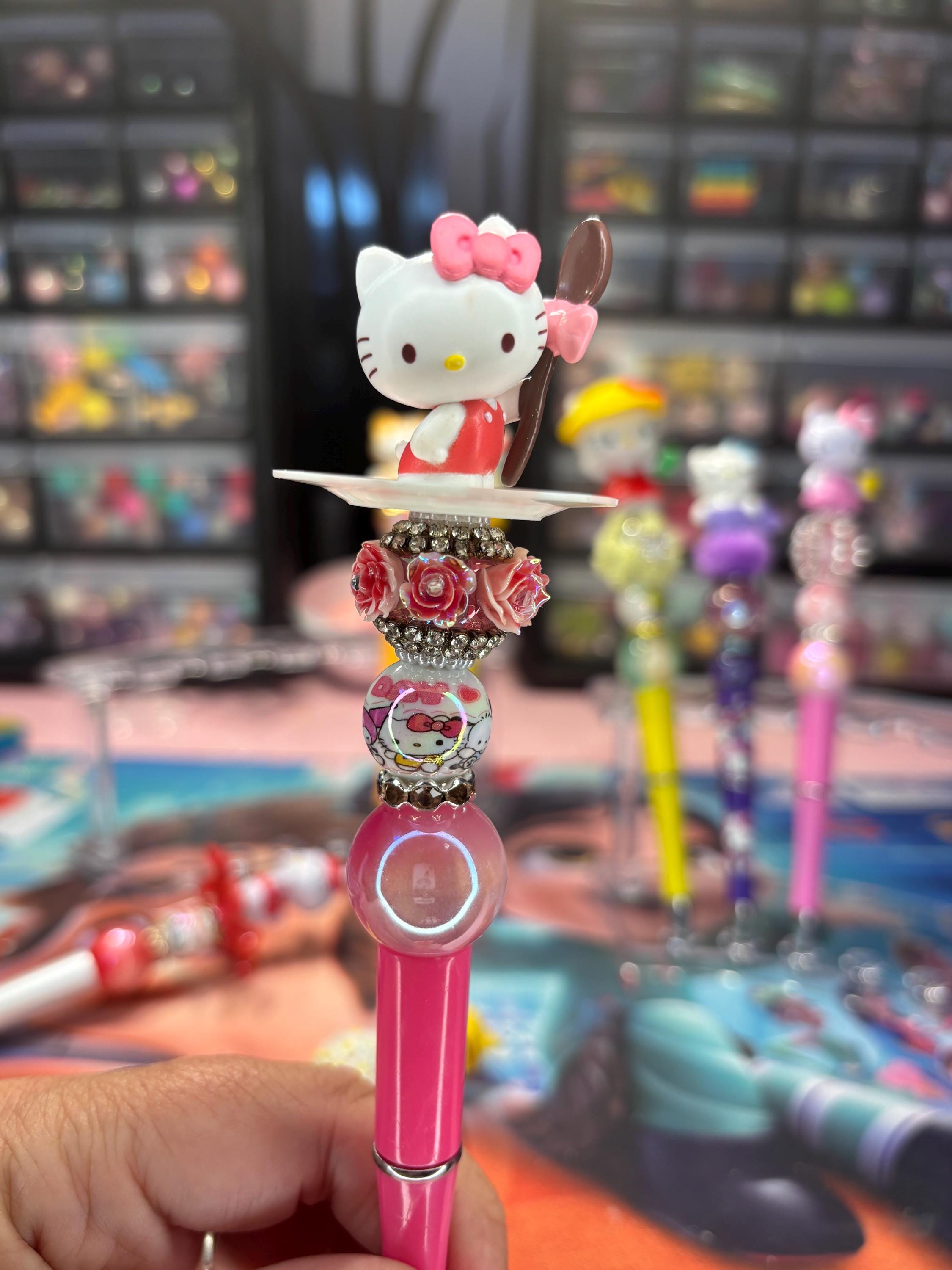 Hello Kitty Pens with Extra Black Ink Refill