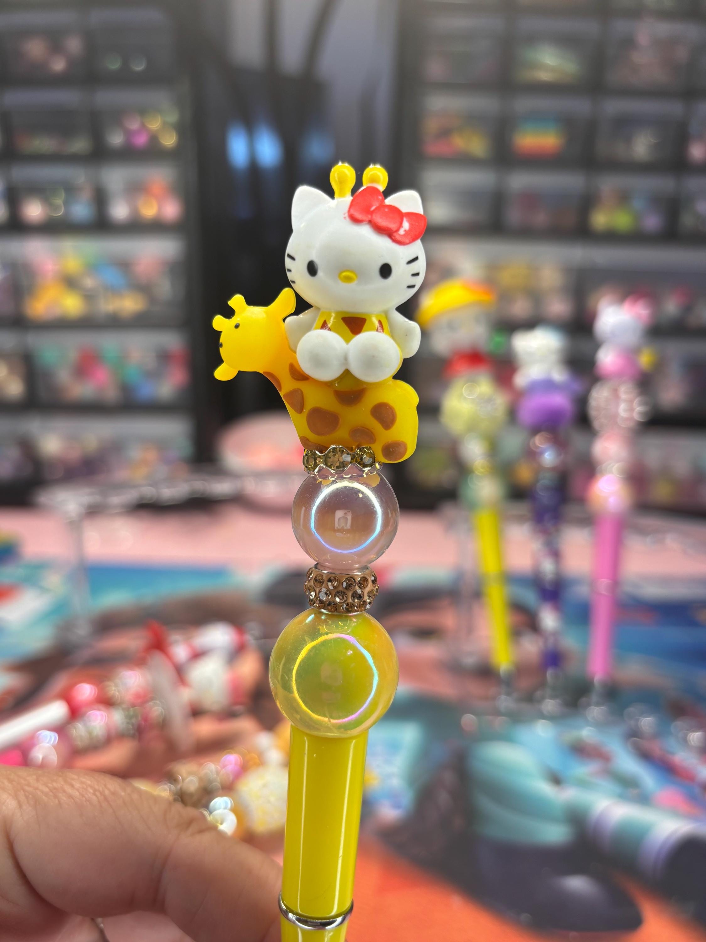 Hello Kitty Pens with Extra Black Ink Refill