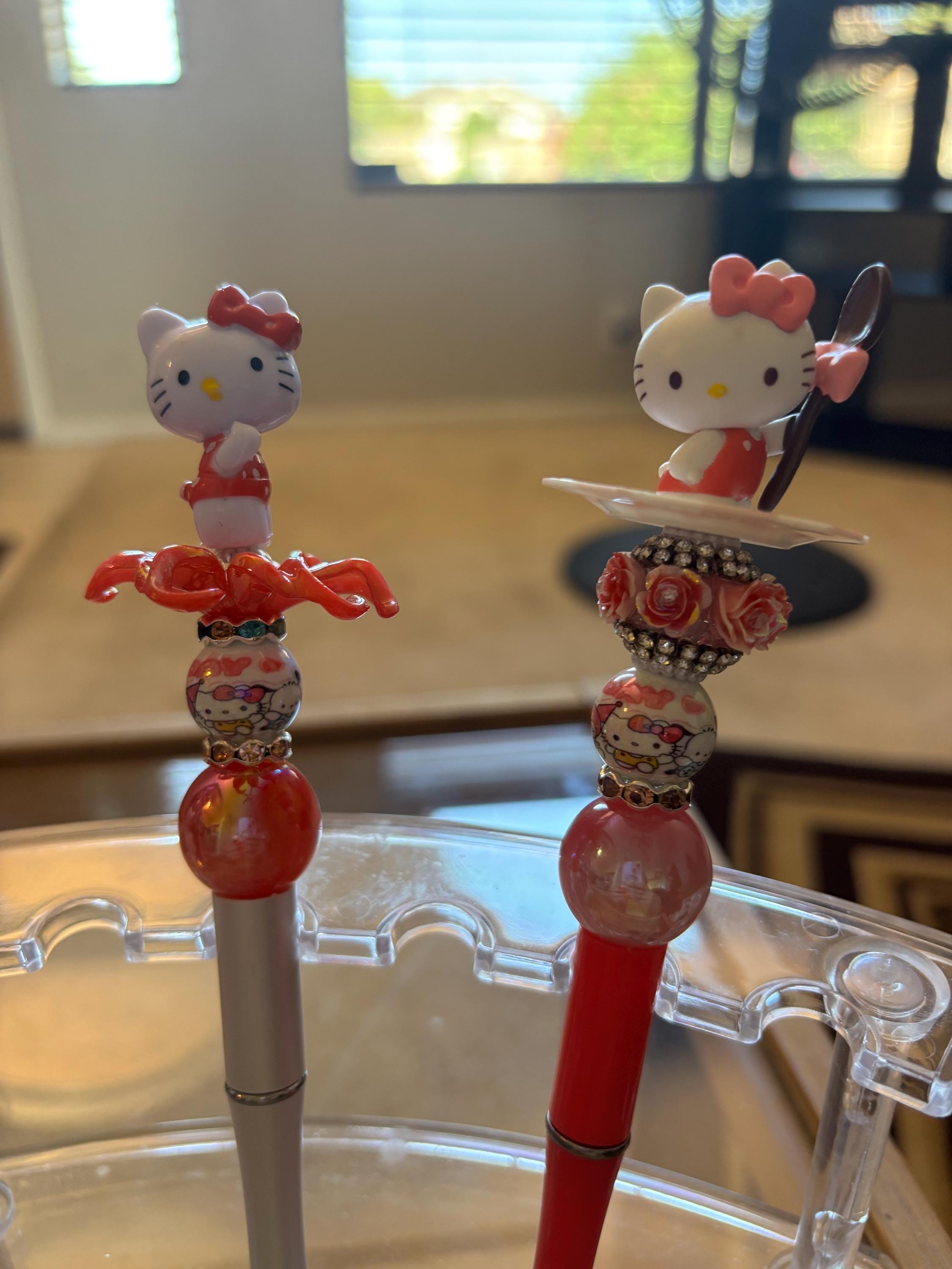 Hello Kitty Pens with Extra Black Ink Refill