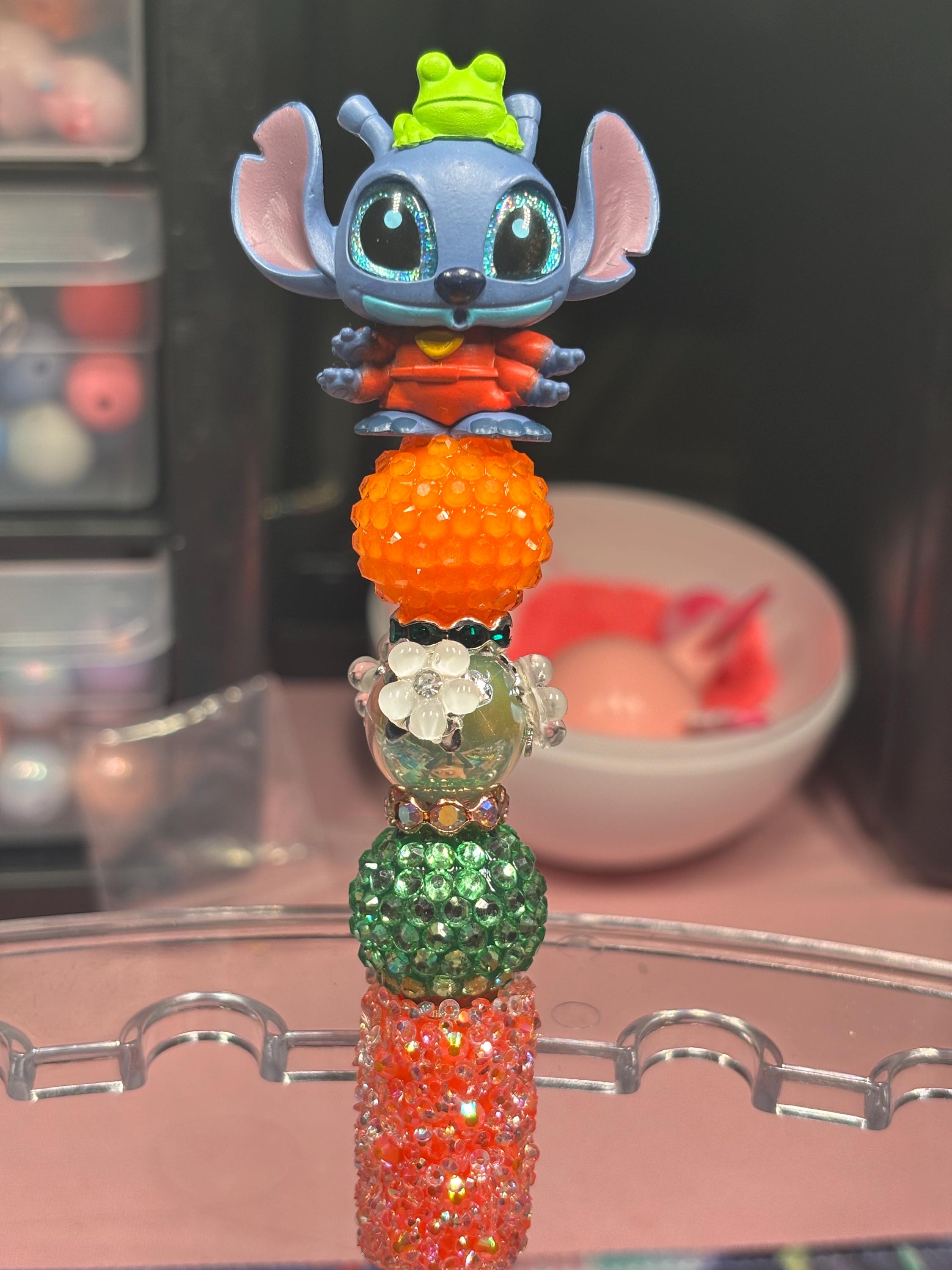 Stitch Character Pens: Extra Black Ink Refill Included