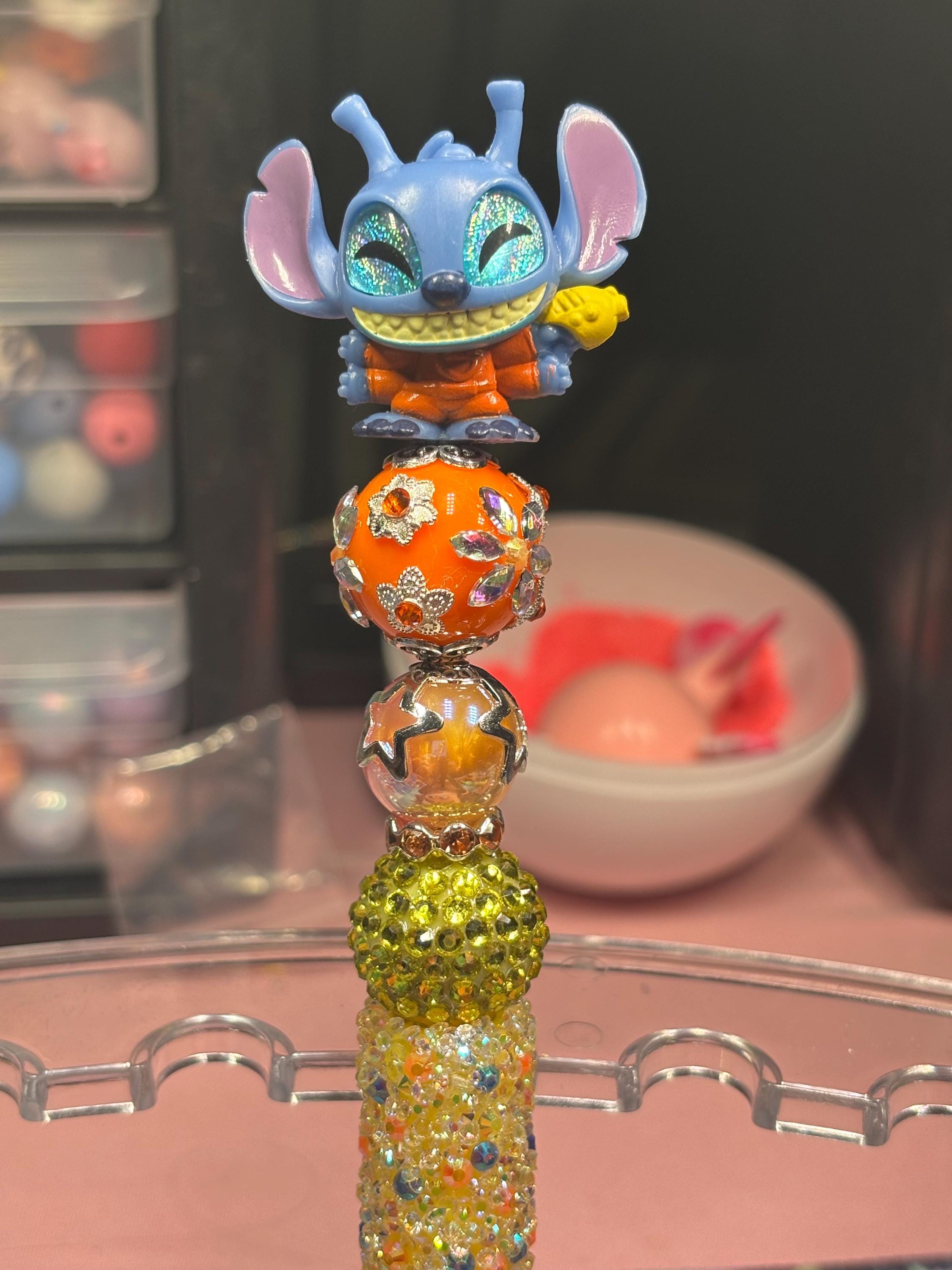 Stitch Character Pens: Extra Black Ink Refill Included