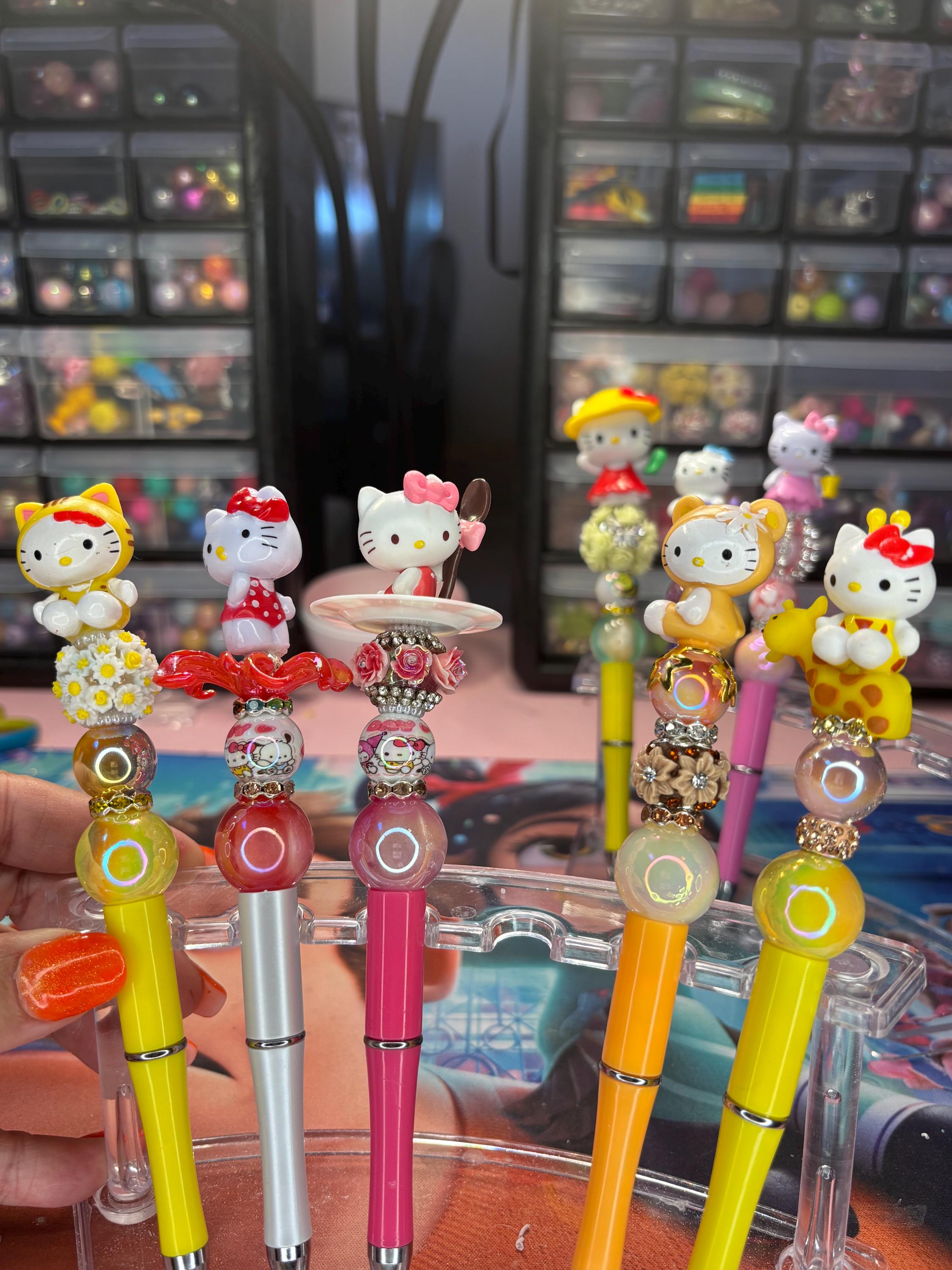 Hello Kitty Pens with Extra Black Ink Refill