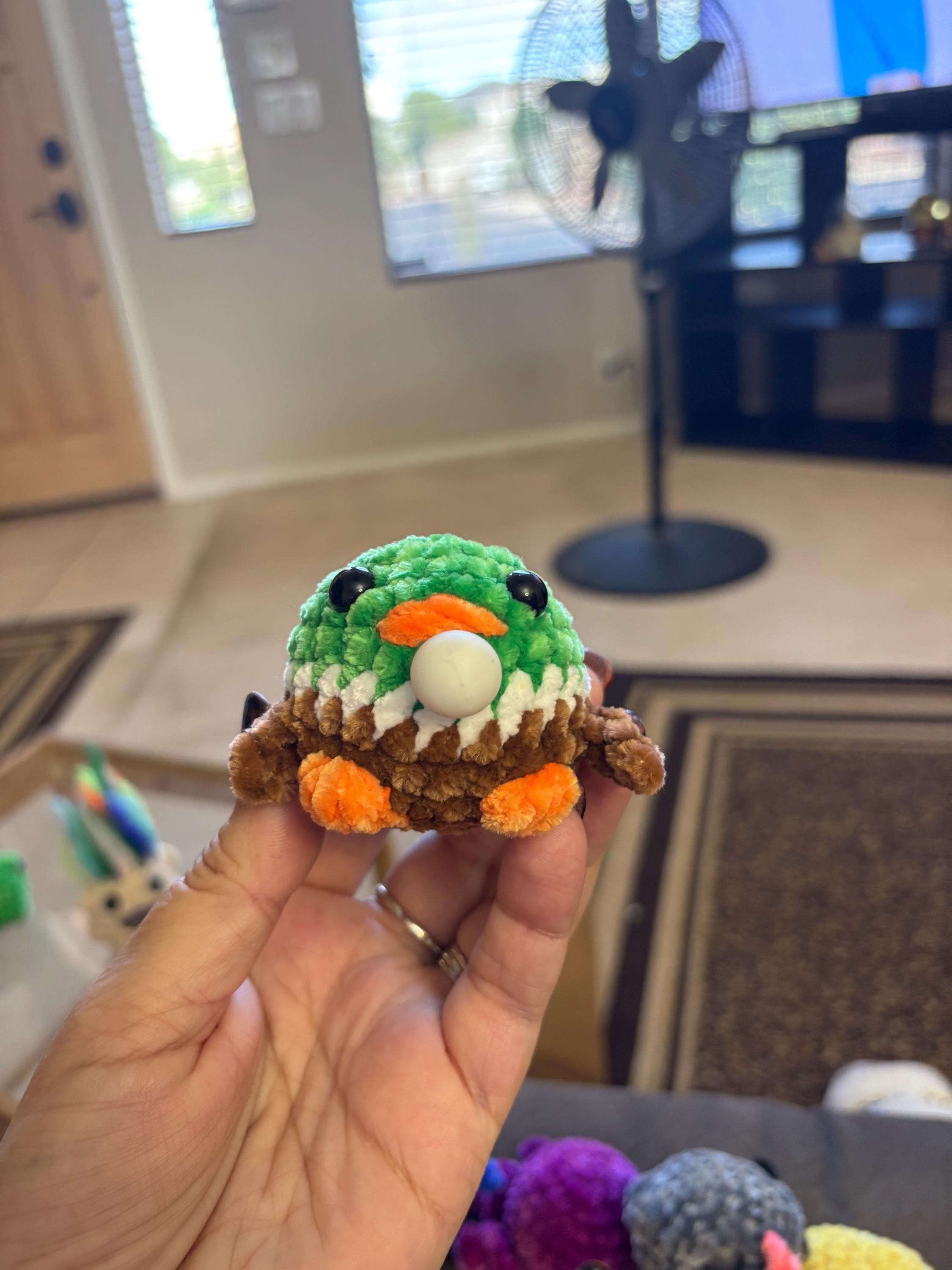 Handmade Crochet Amigurumi Stress Ball: Squishy Animal Toy