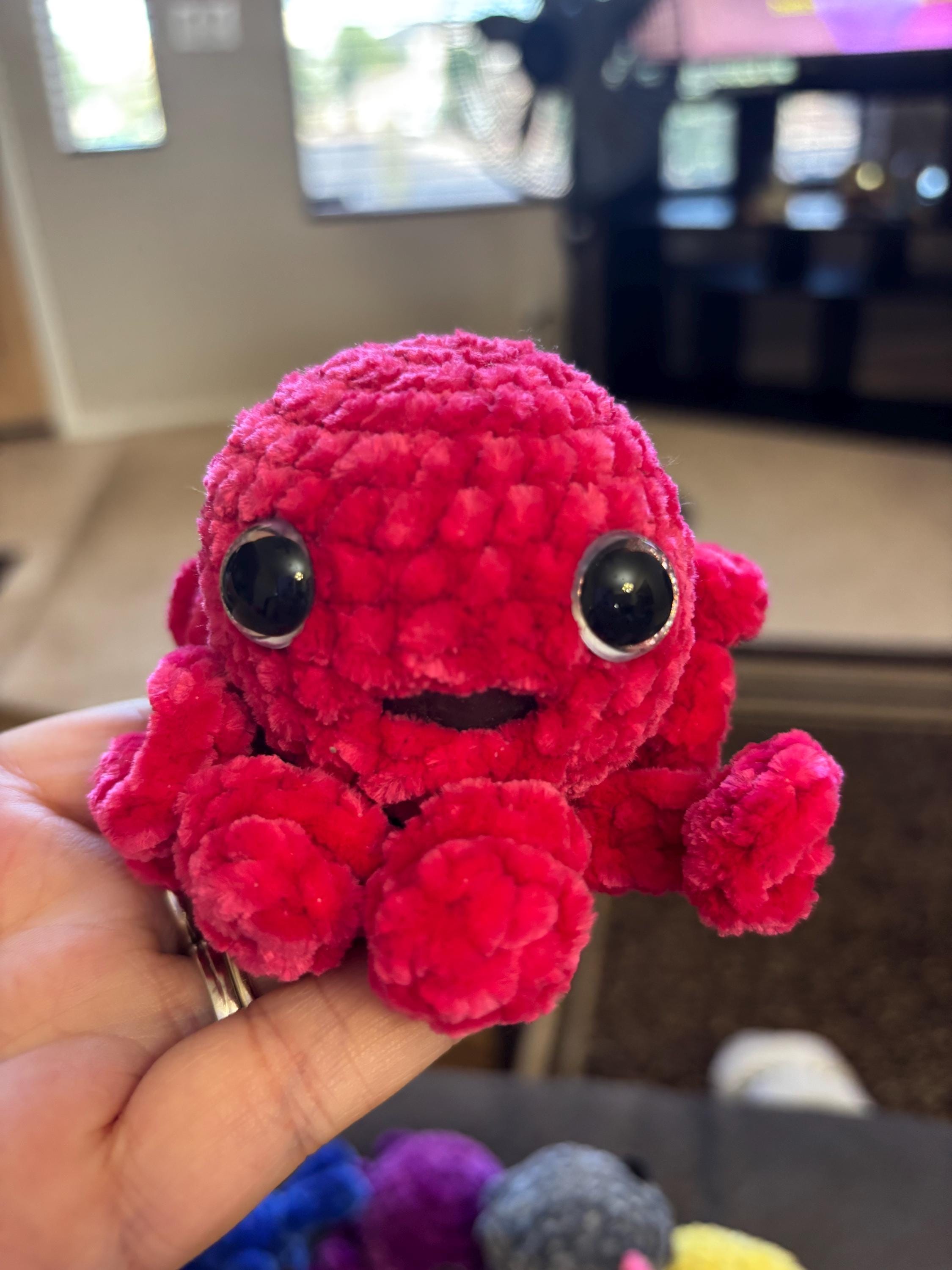 Handmade Crochet Amigurumi Stress Ball: Squishy Animal Toy