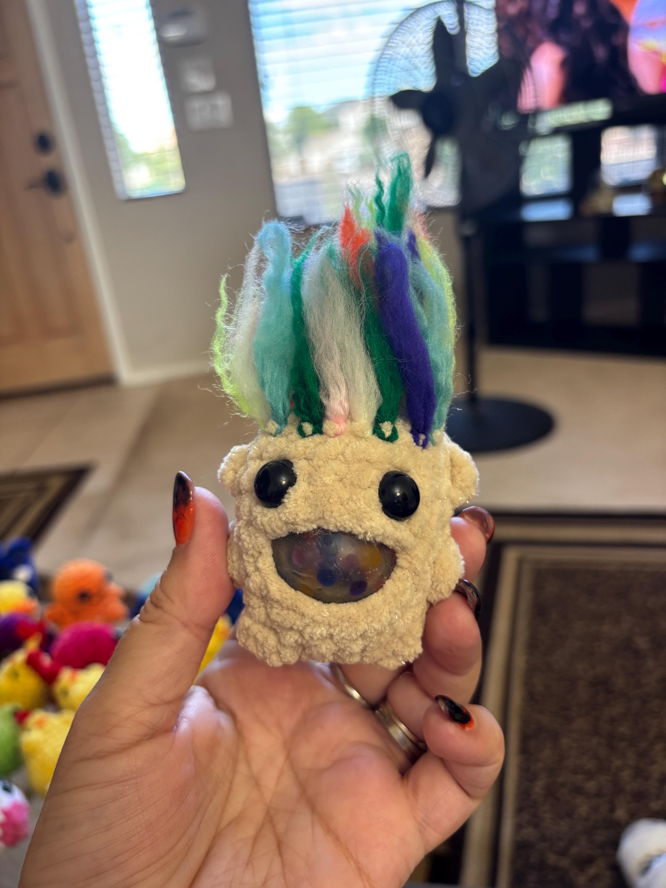 Handmade Crochet Amigurumi Stress Ball: Squishy Animal Toy