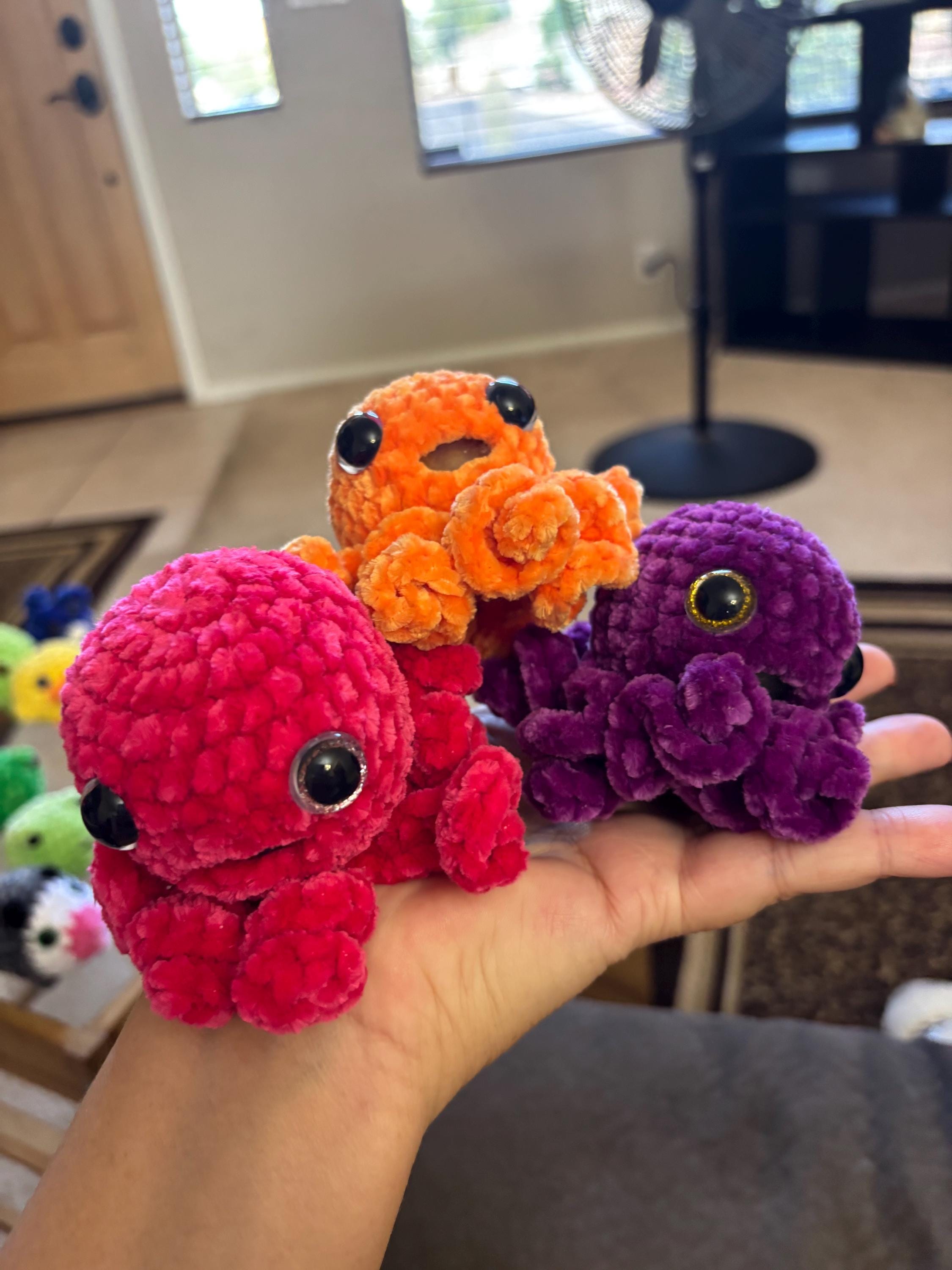 Handmade Crochet Amigurumi Stress Ball: Squishy Animal Toy