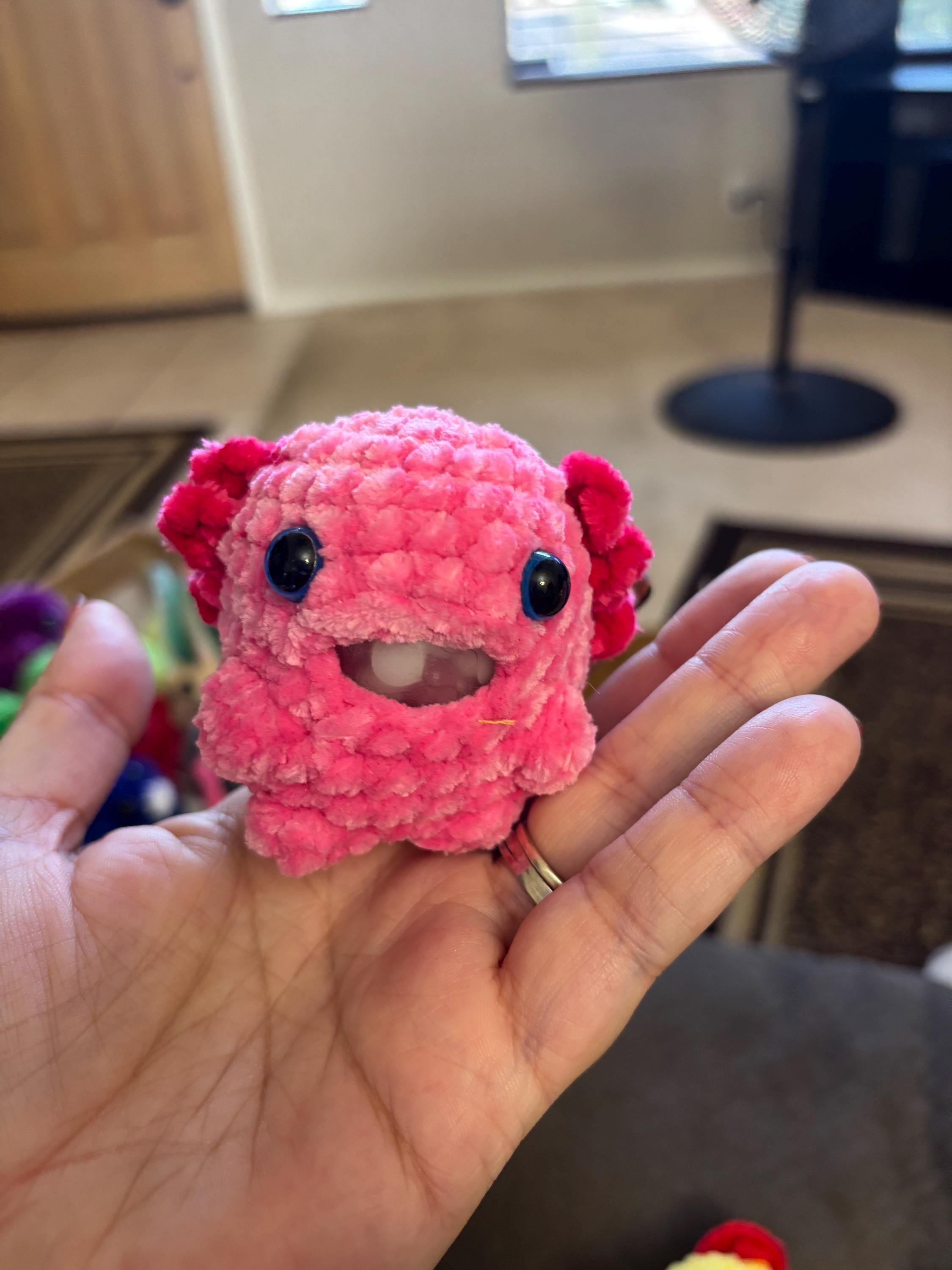 Handmade Crochet Amigurumi Stress Ball: Squishy Animal Toy