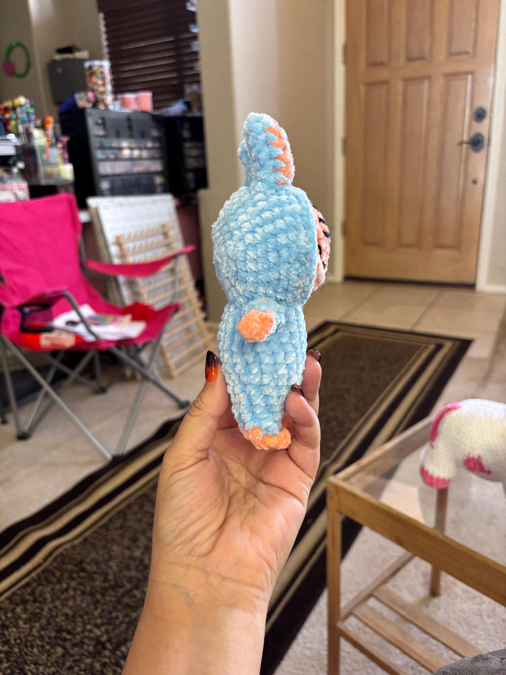Lafufu Bunny Amigurumi: Soft Chenille Crochet Plush Toy