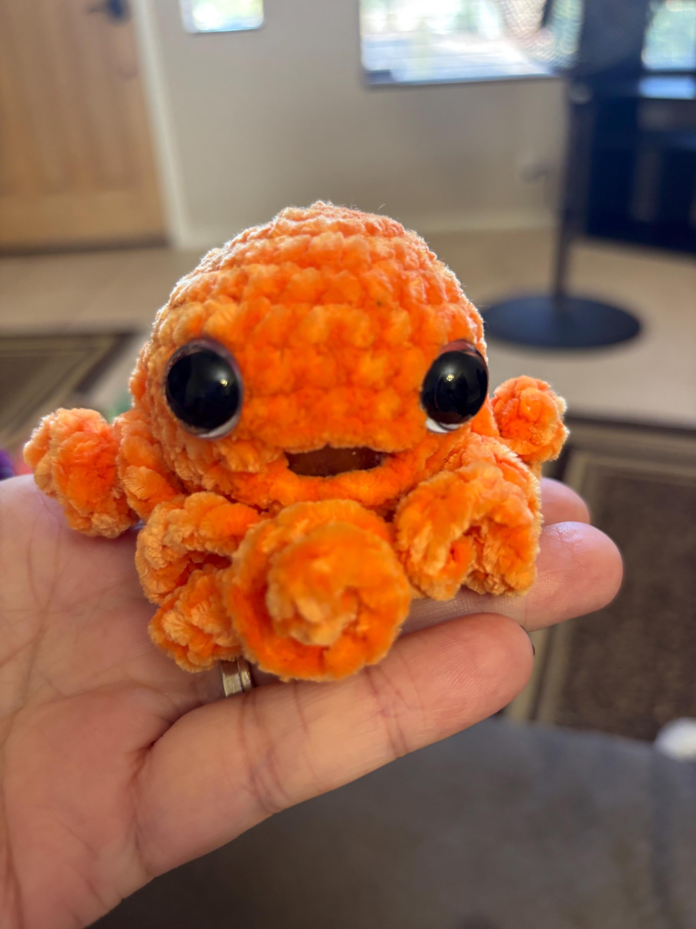 Handmade Crochet Amigurumi Stress Ball: Squishy Animal Toy
