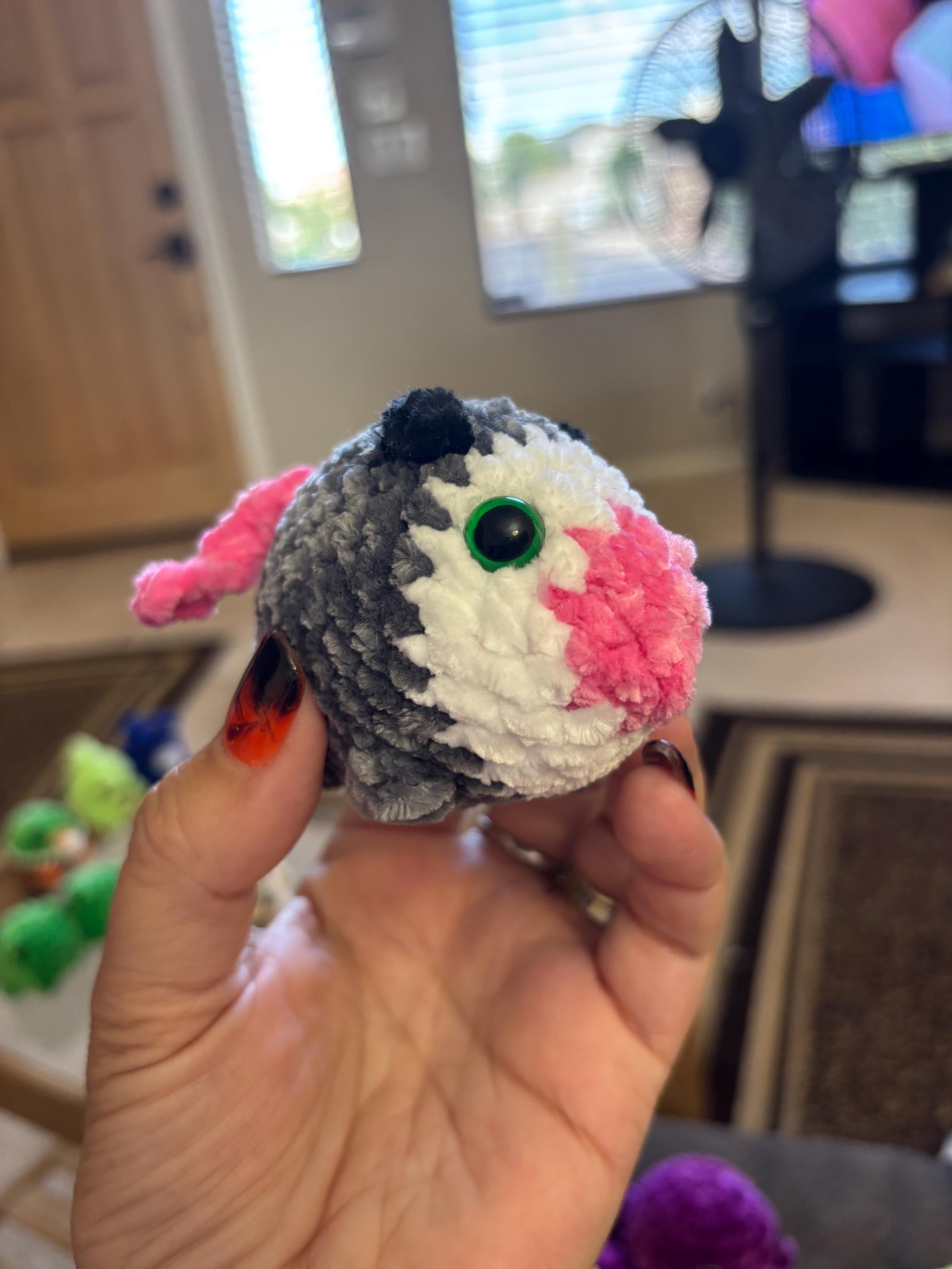Handmade Crochet Amigurumi Stress Ball: Squishy Animal Toy