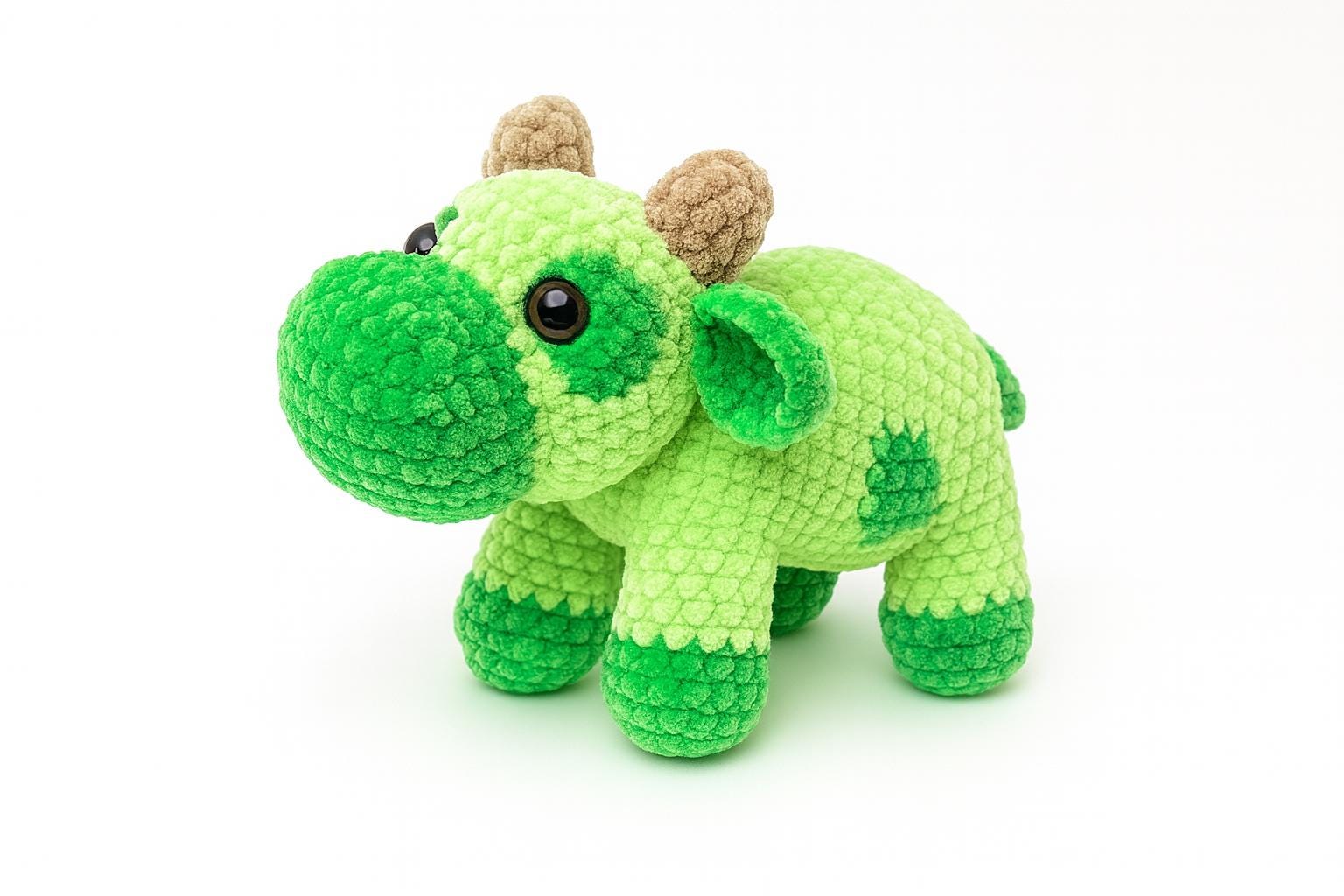 Handmade Chenille Plush Cow – Custom Color Cuddle Cow | Soft Crochet Animal | Made to Order