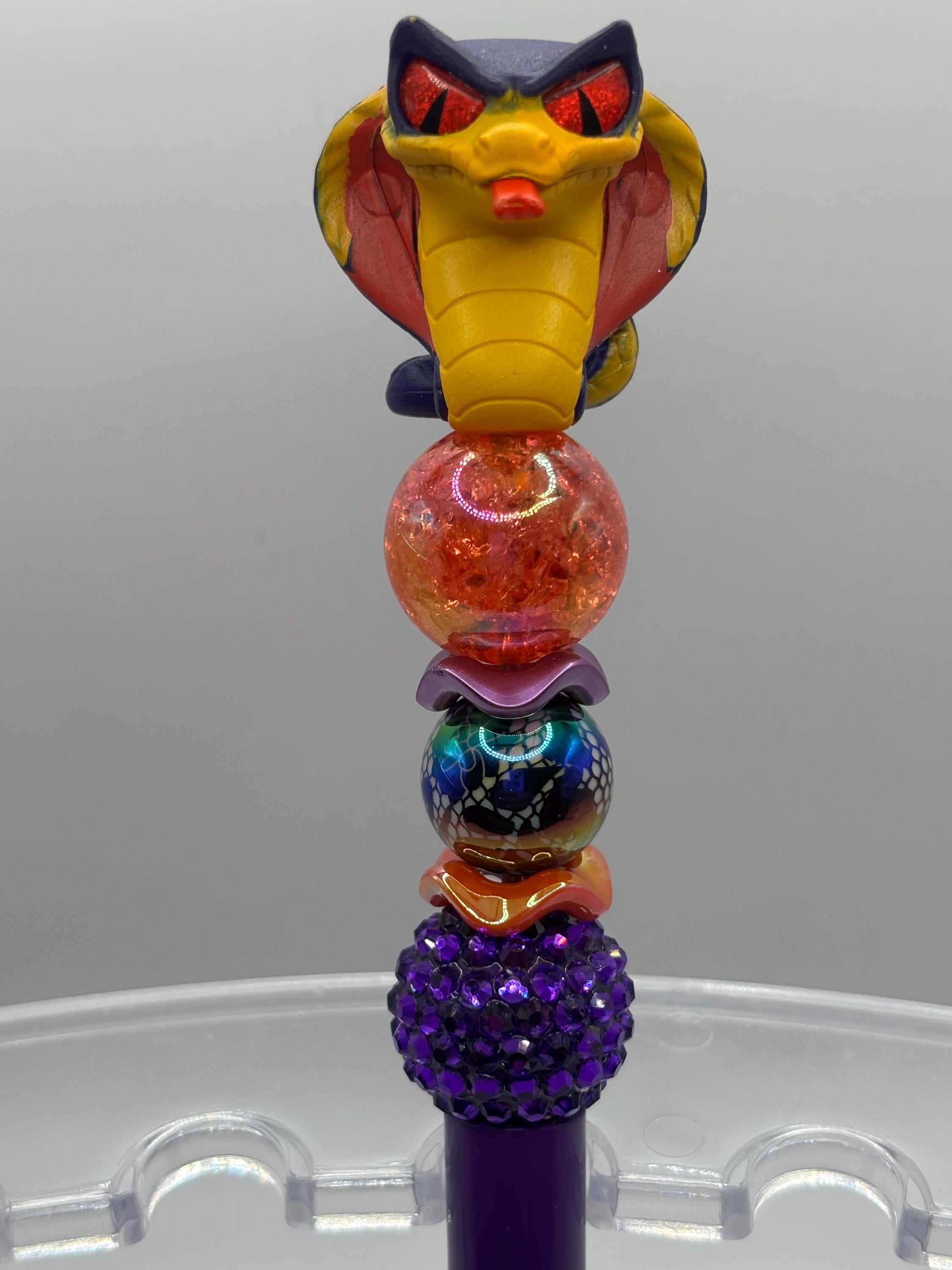 Aladdin Beaded Pen | Disney Princess, Genie, Jafar | Kids Party Favor