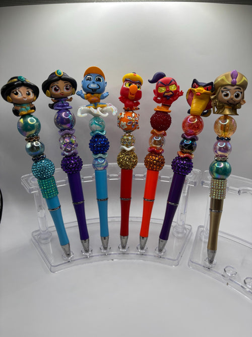 Aladdin Beaded Pen | Disney Princess, Genie, Jafar | Kids Party Favor