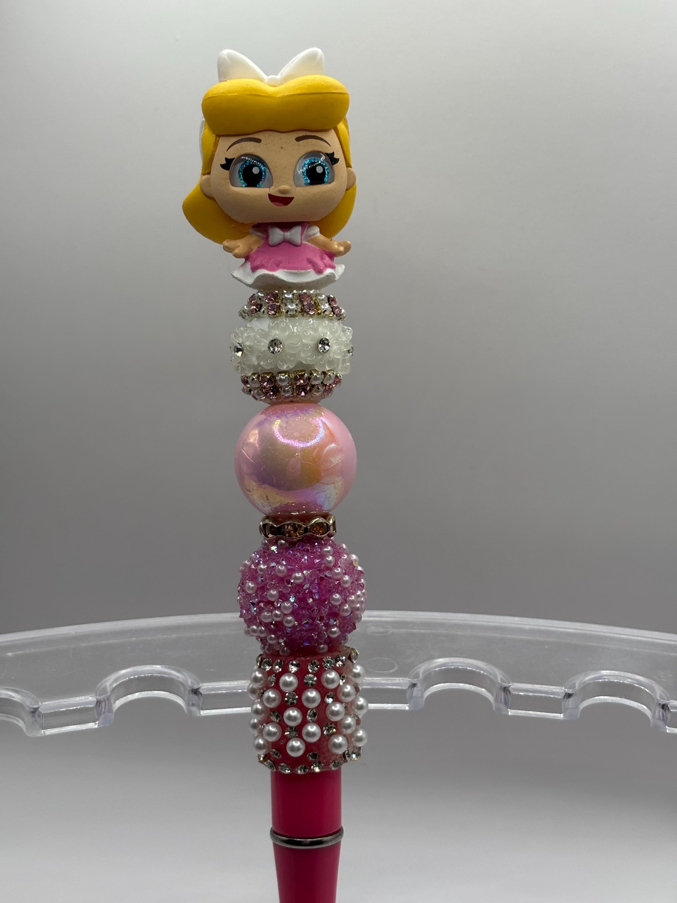Cinderella Character Pens: Refillable Black Ink