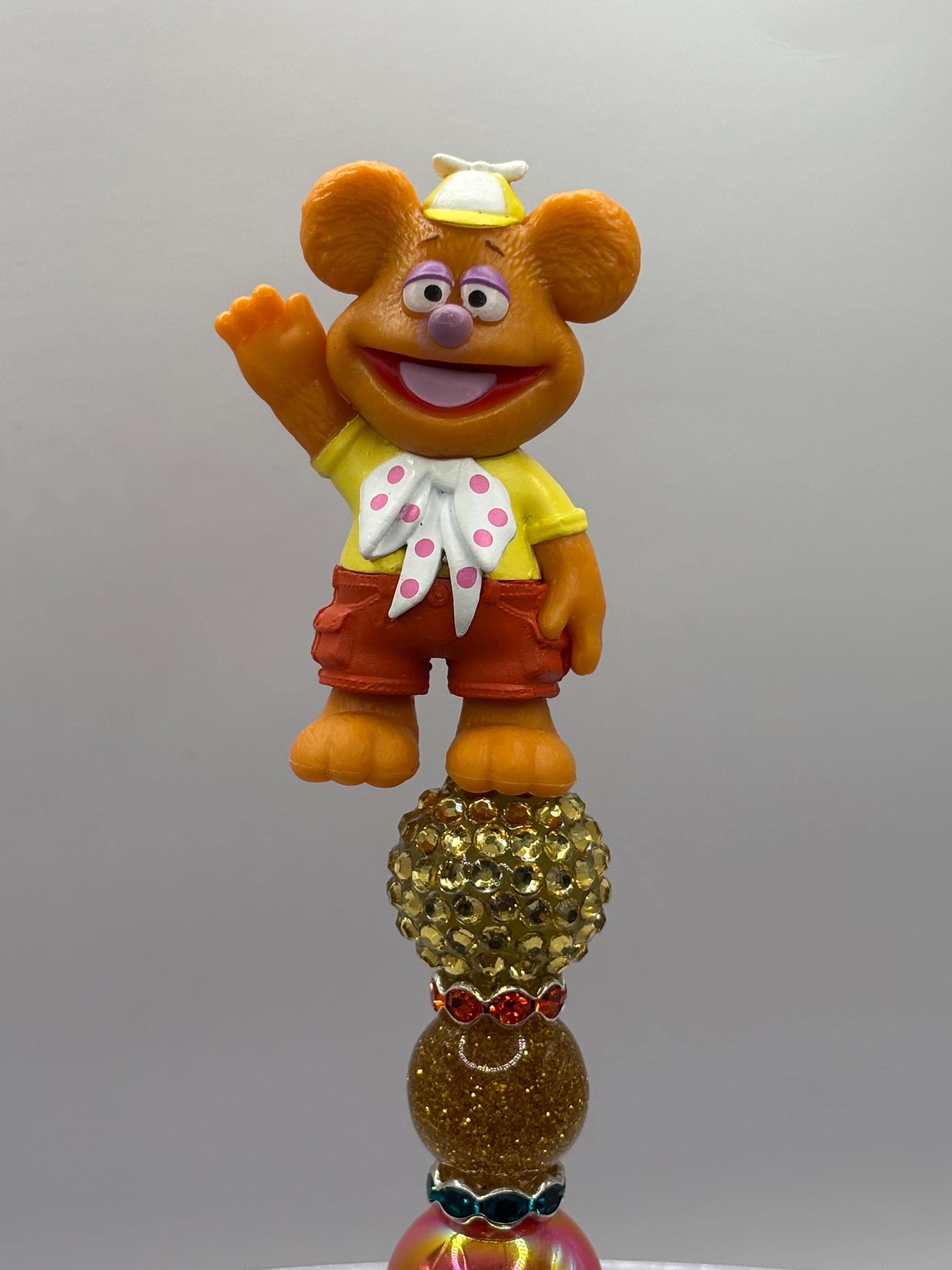 Muppet Babies Bling Pen – Handmade Rhinestone Bead, Extra Ink