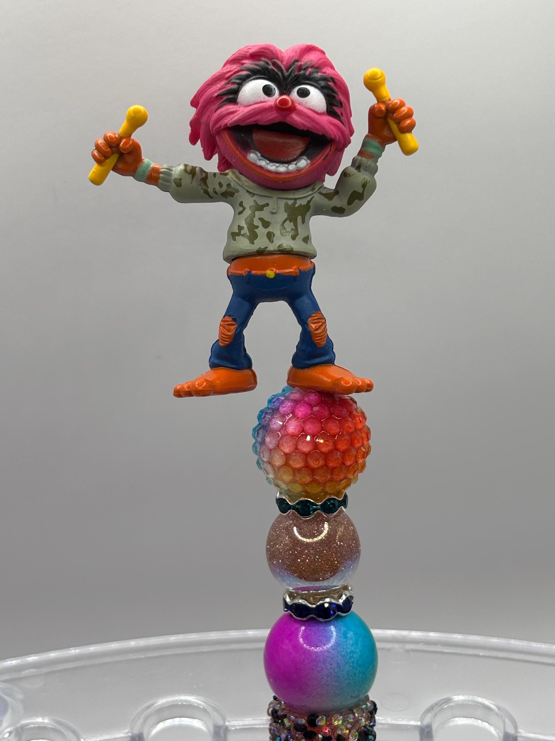 Muppet Babies Bling Pen – Handmade Rhinestone Bead, Extra Ink