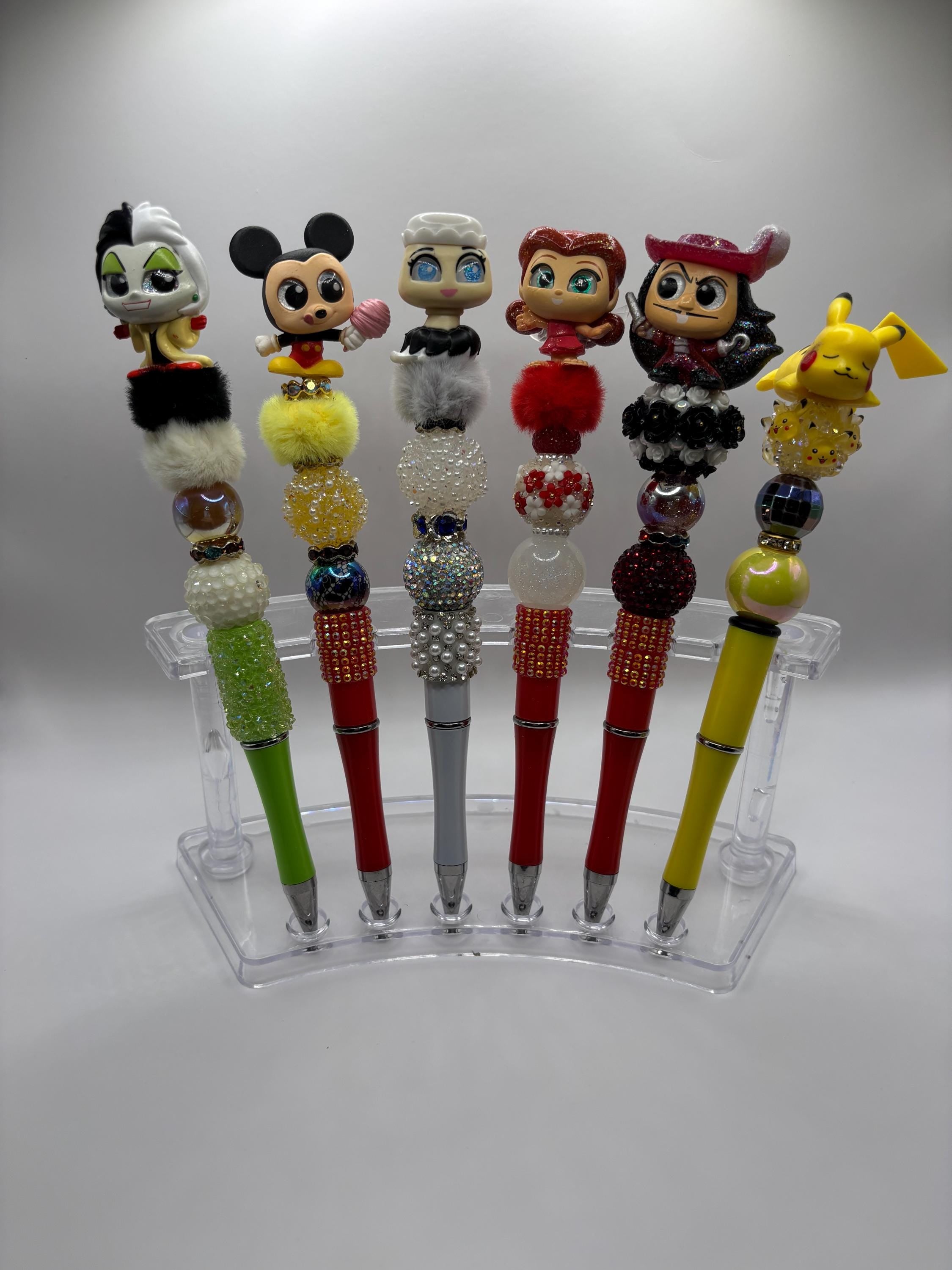 Character Pre-Made Pens with Black Ink Refill