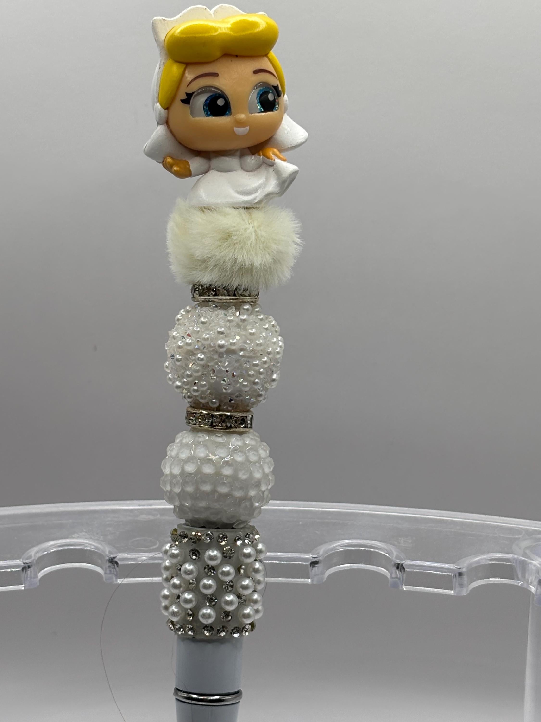 Cinderella Character Pens: Refillable Black Ink
