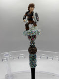 How to Train Your Dragon Inspired Beaded Pens – Toothless, Light Fury & Hiccup